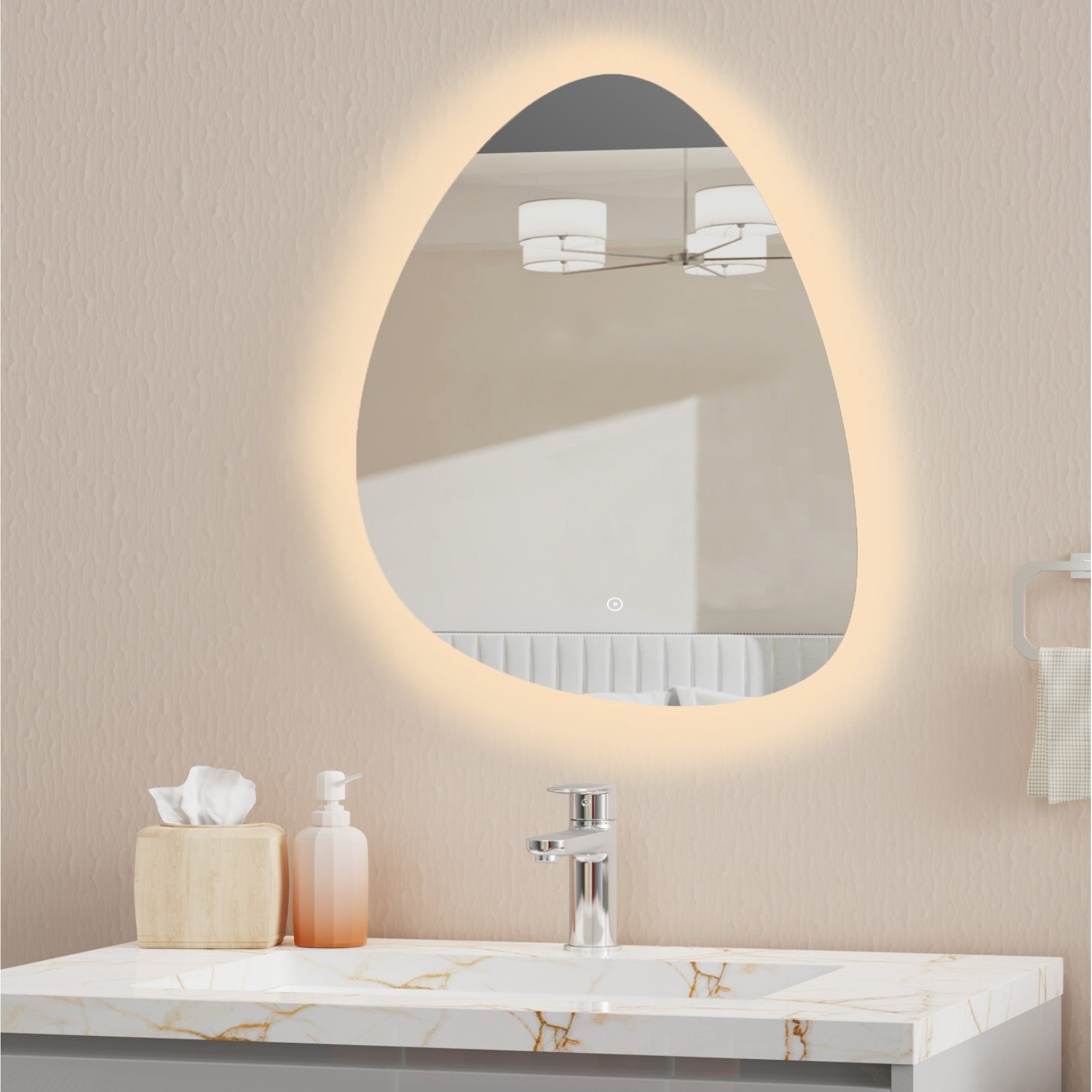 Sophie Organic LED Touch Fog Free Mirror