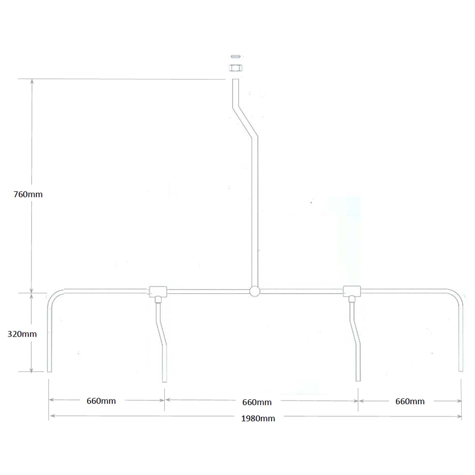 sparge pipes stainless steel set of 4