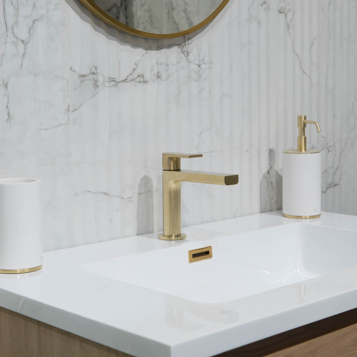 Basin Mixer Tap - Brass Brushed