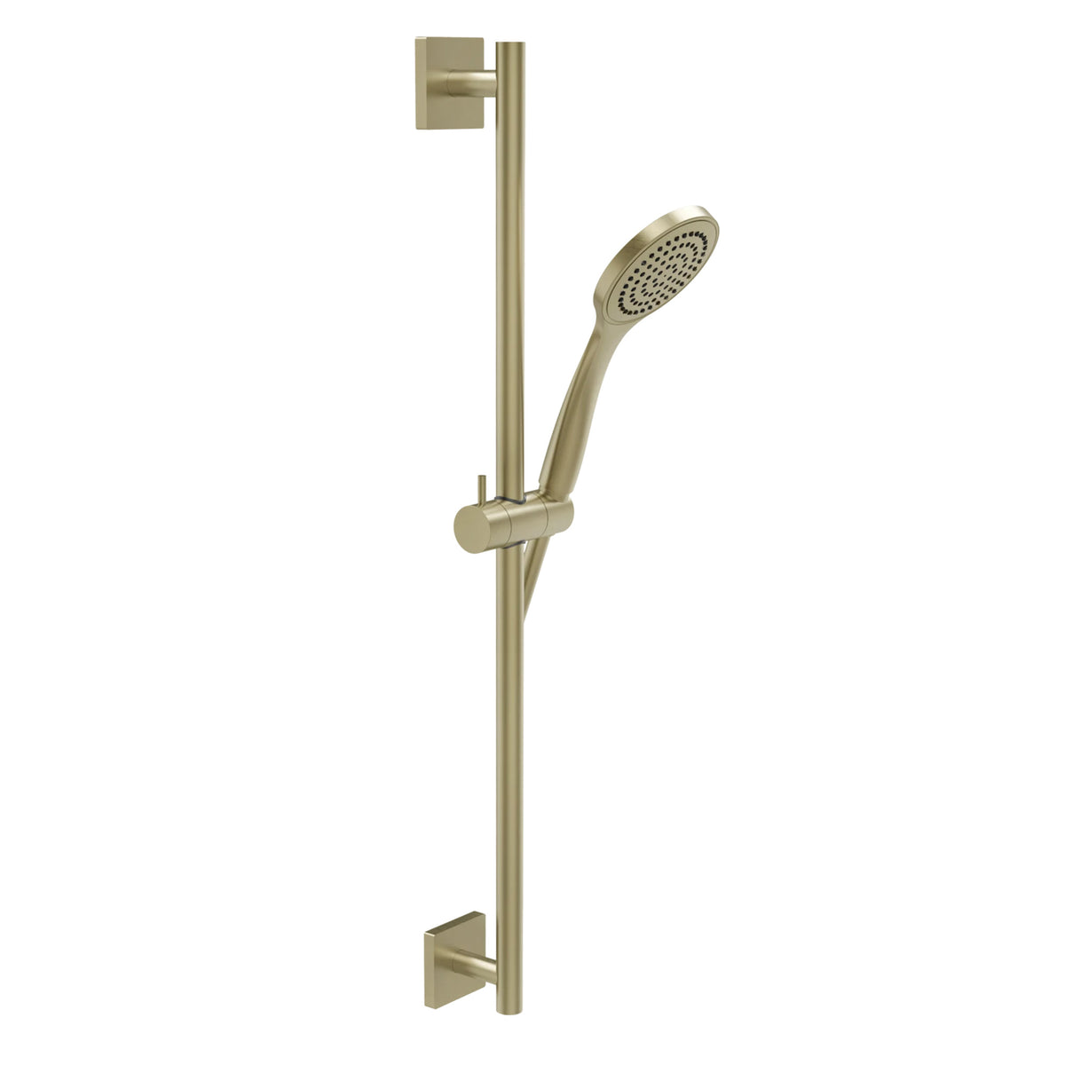 slide rail handset brushed brass