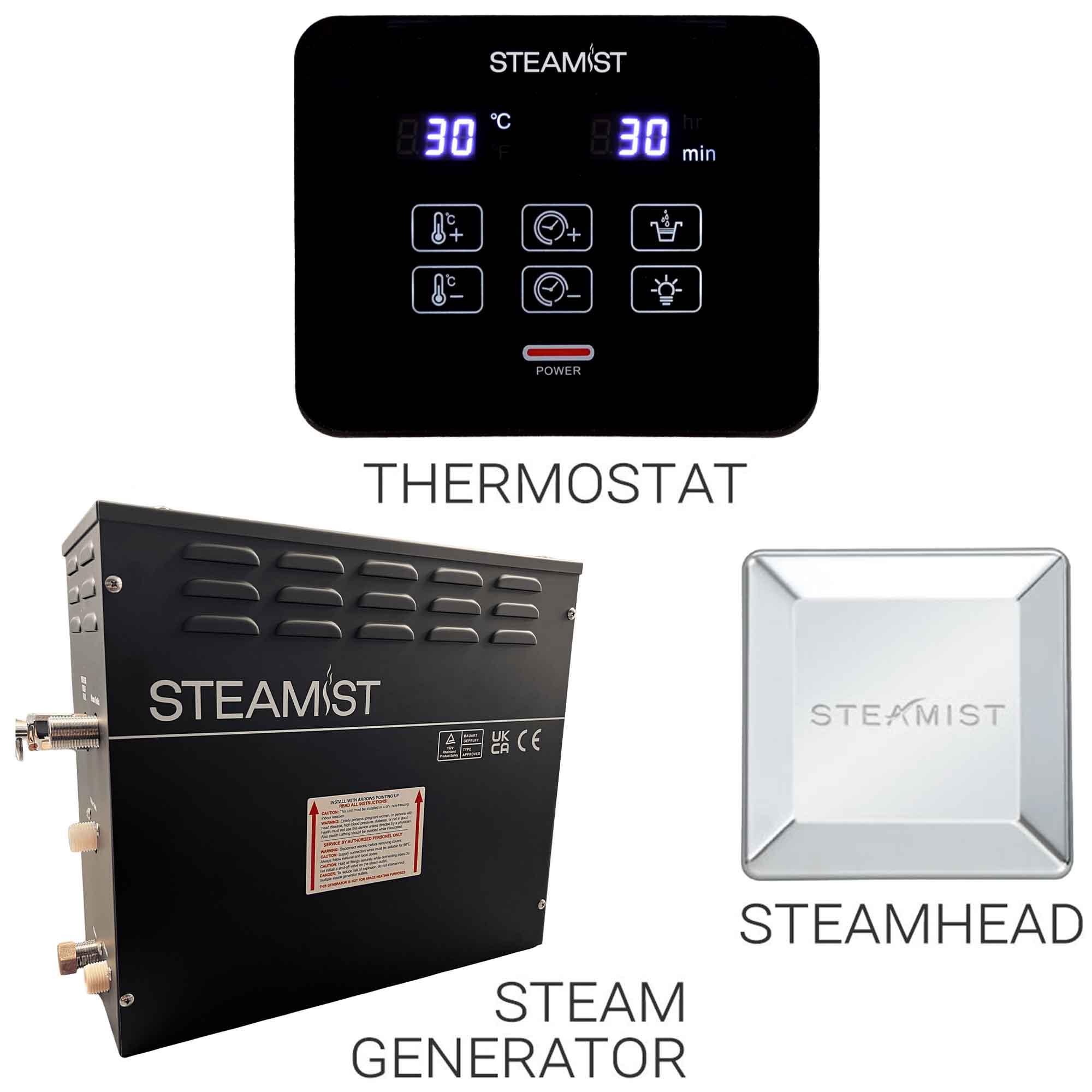 steam room generator thermostatic control steamhead guide