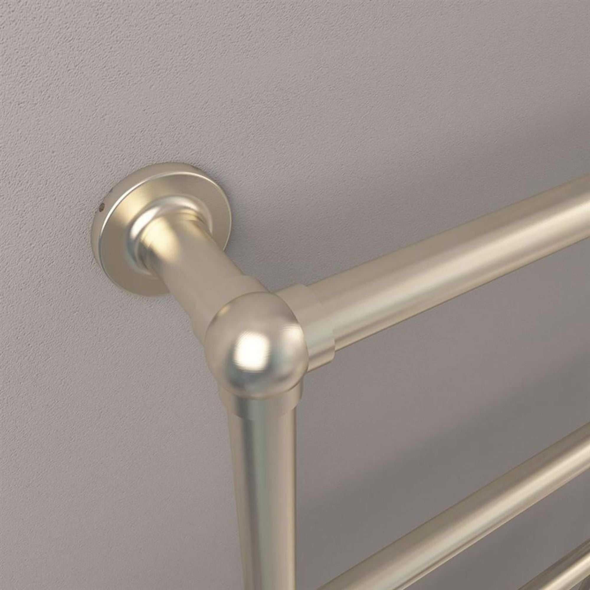 Stour Traditional Heated Towel Rail - Brushed Brass