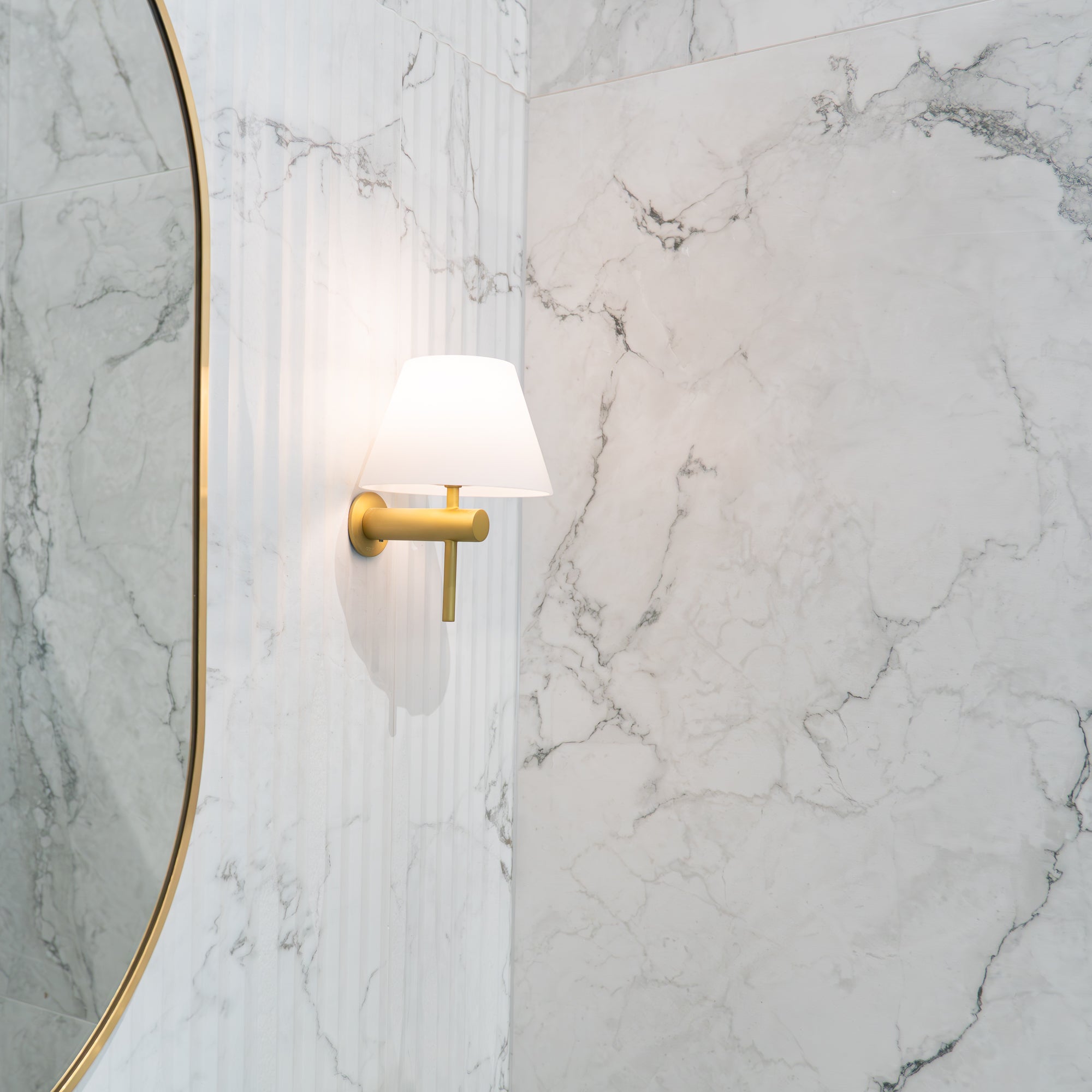 Sublime Iceberg 4D Shaped Marble Effect Porcelain Tile 100x100cm Matt