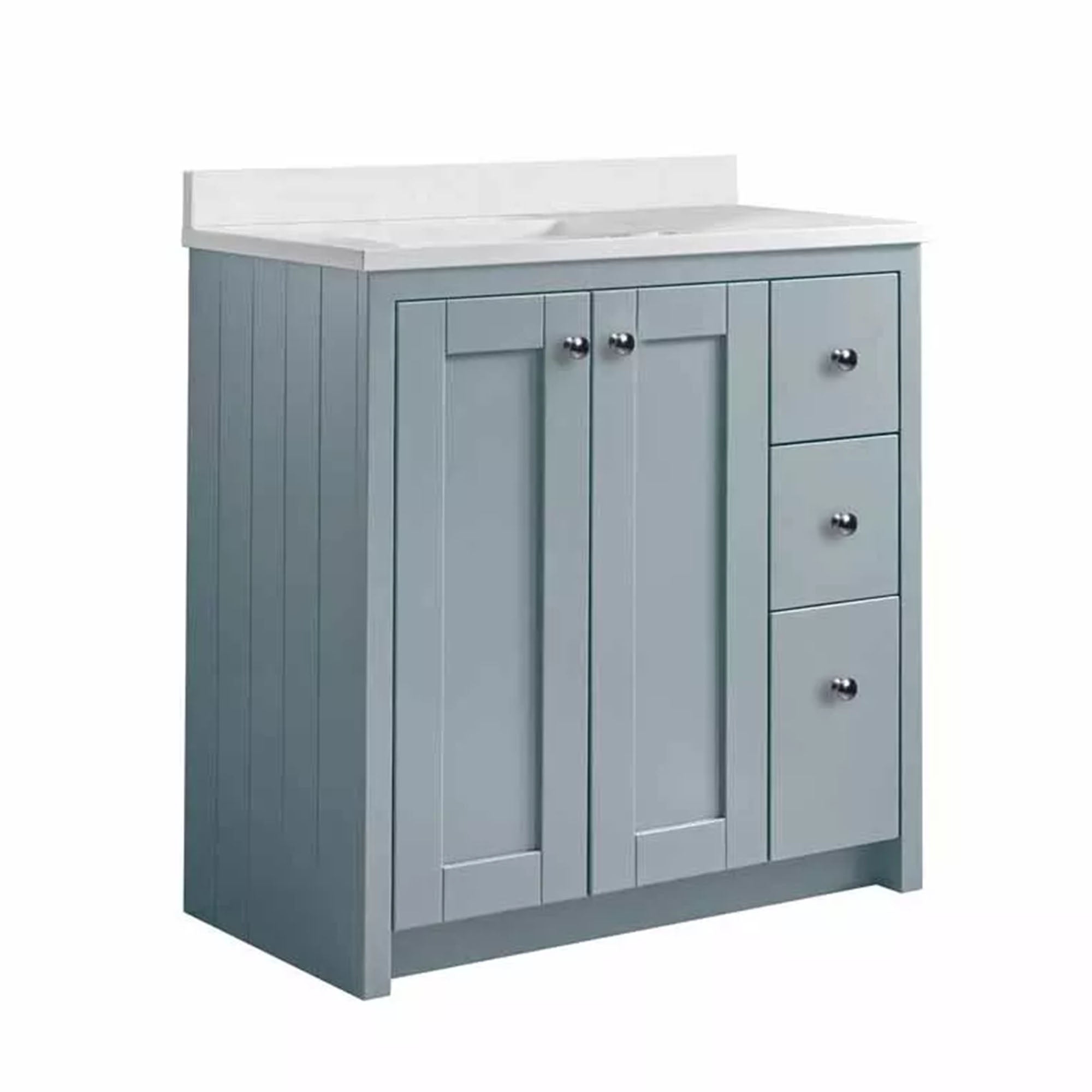 tavistock lansdown 800 floorstanding vanity unit with underslung basin and worktop mineral blue