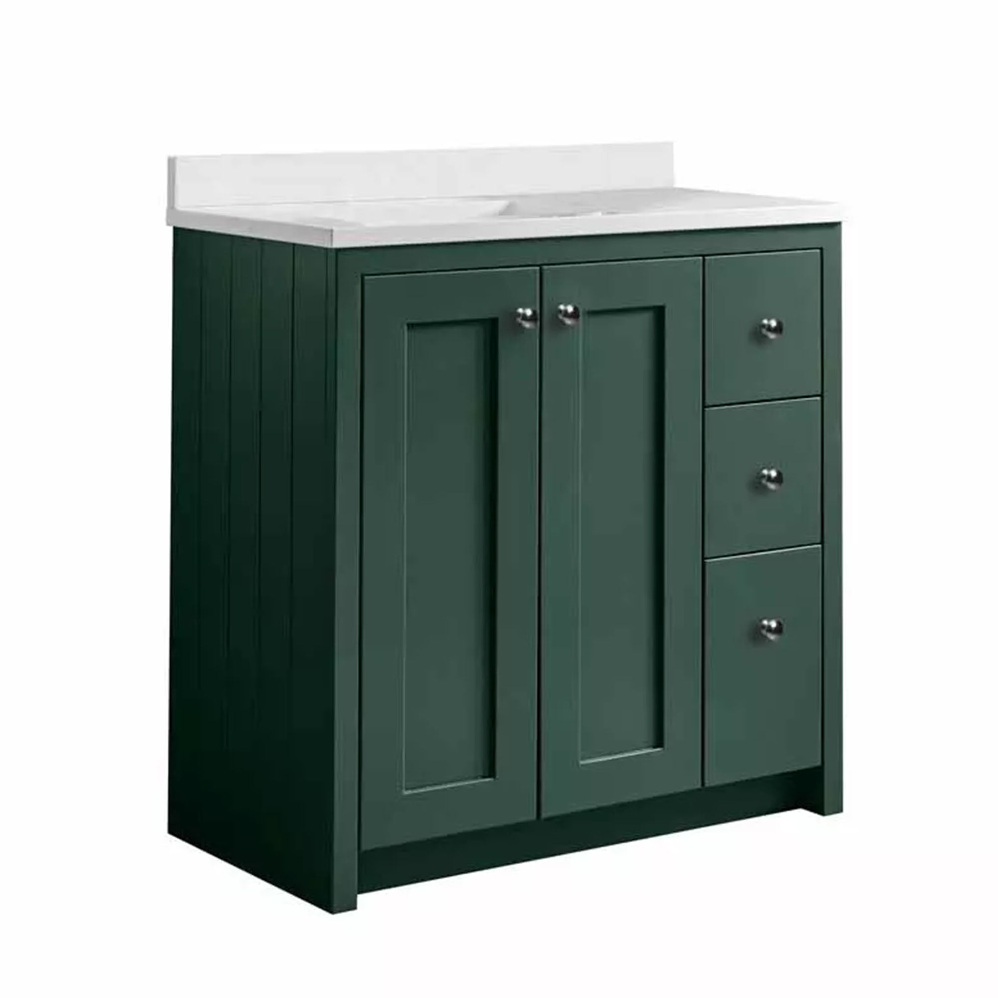 tavistock lansdown 800 floorstanding vanity unit with underslung basin and worktop sherwood green