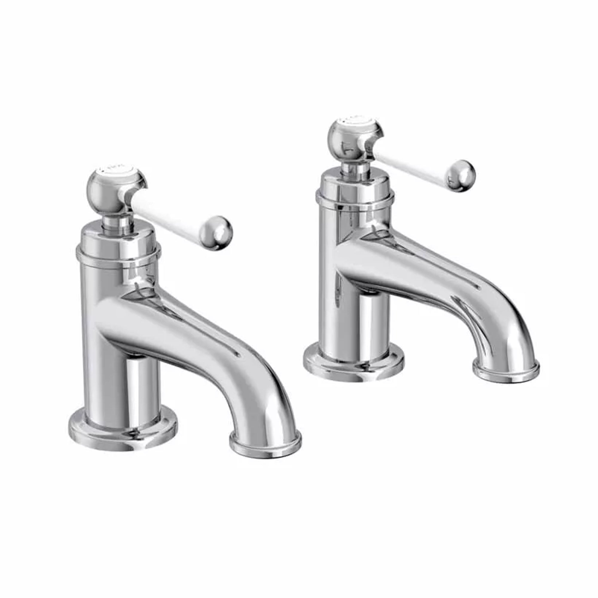 tavistock lansdown basin pillar taps chrome