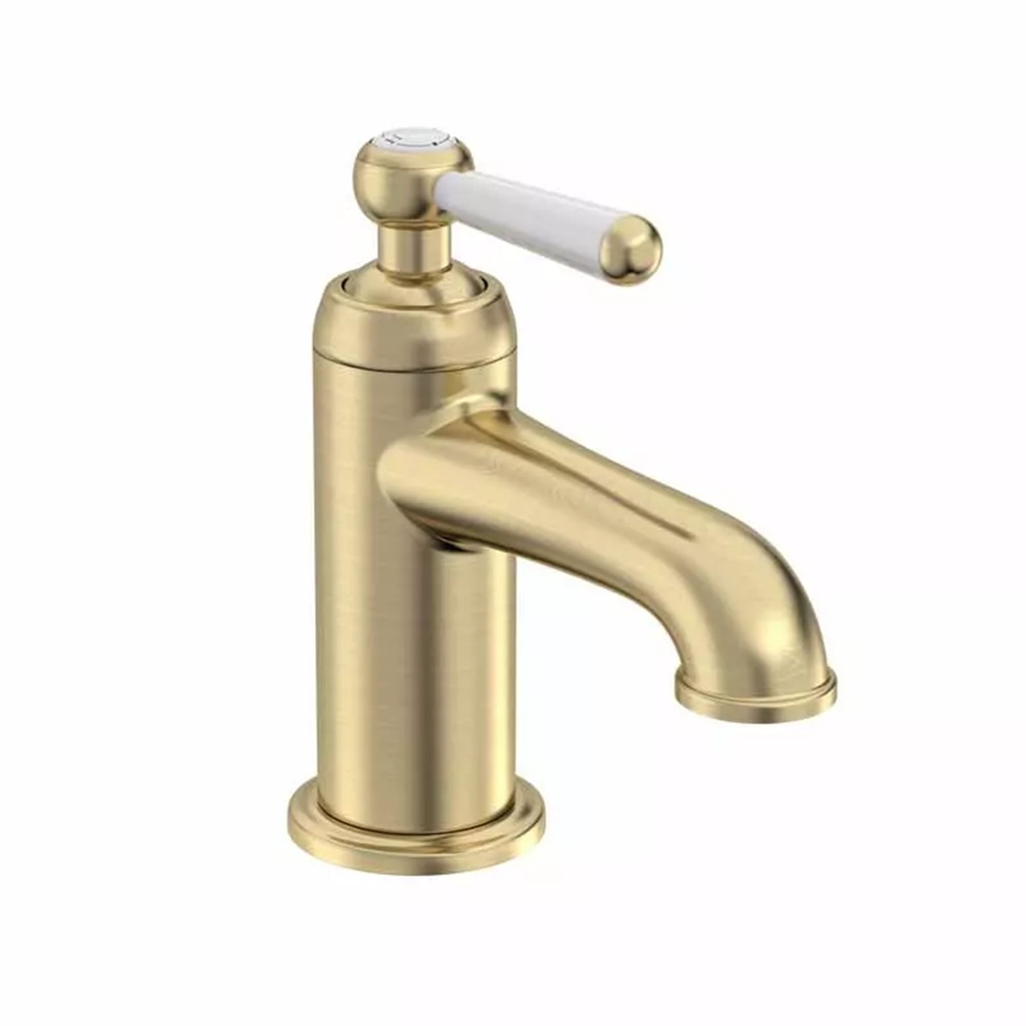 tavistock lansdown mono mixer with click-clack waste brushed brass