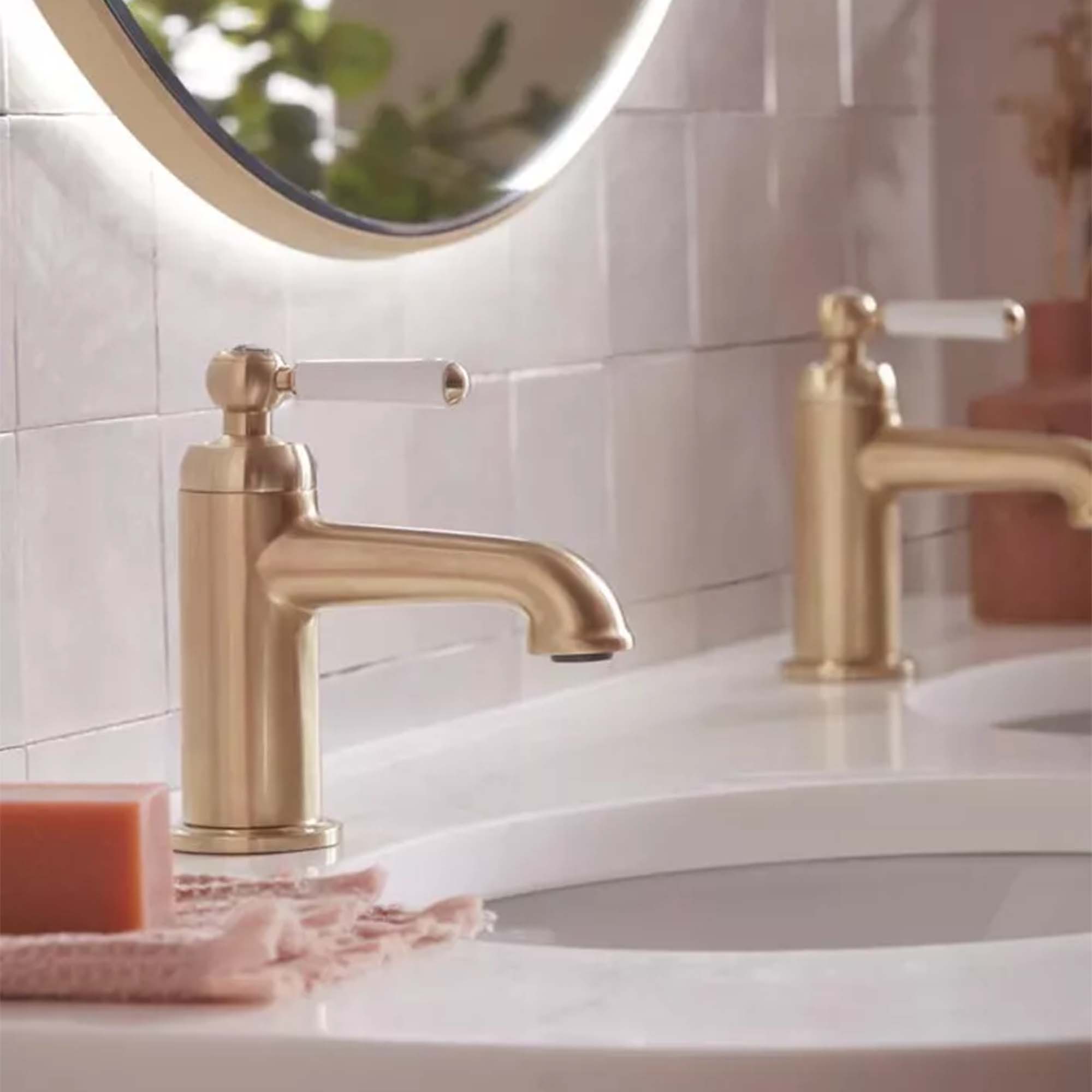 tavistock lansdown mono mixer with click-clack waste brushed brass