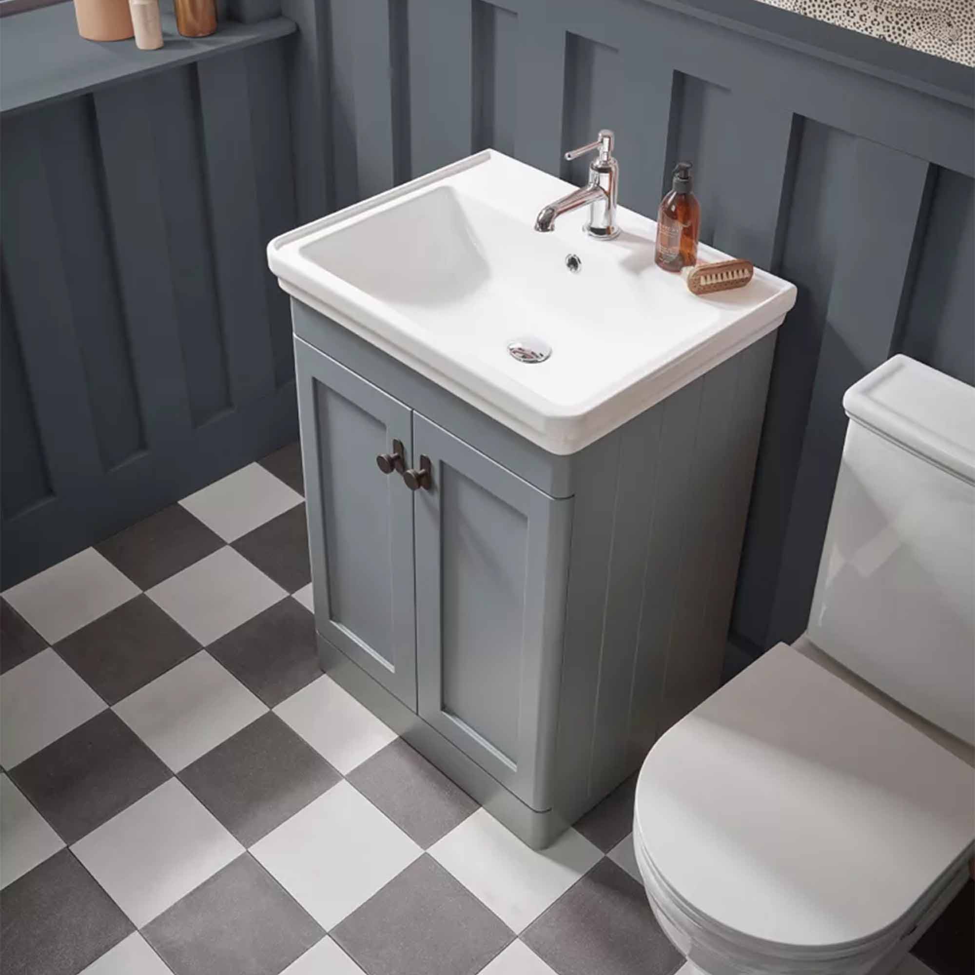tavistock marston 600 floorstanding vanity unit matt spruce