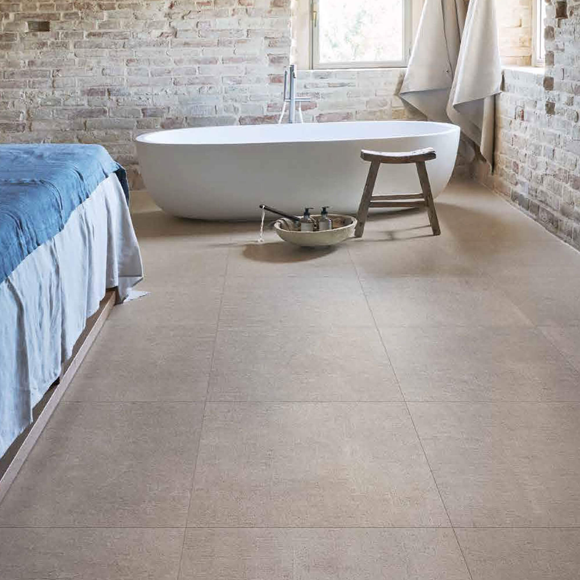 terra crea corda concrete effect porcelain tile 60x120cm matt