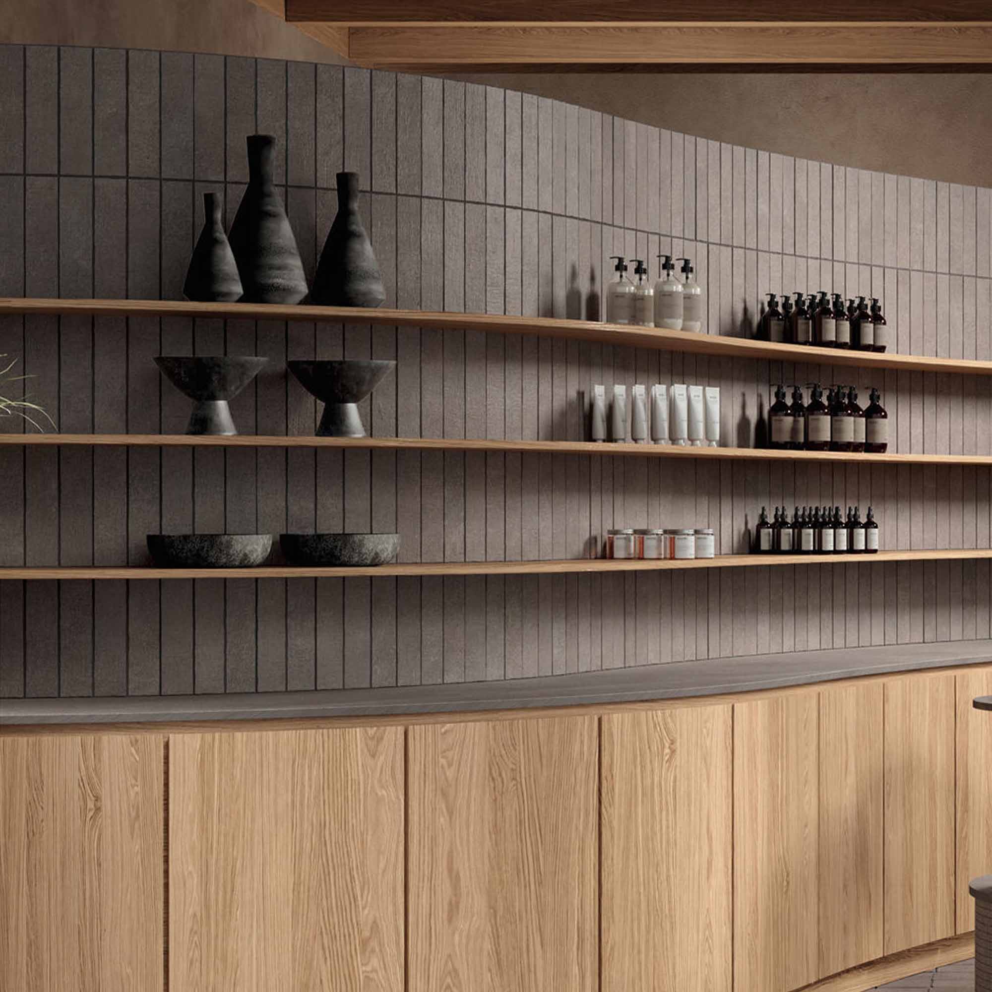 terra crea limo concrete effect porcelain tile 7.5x30cm matt