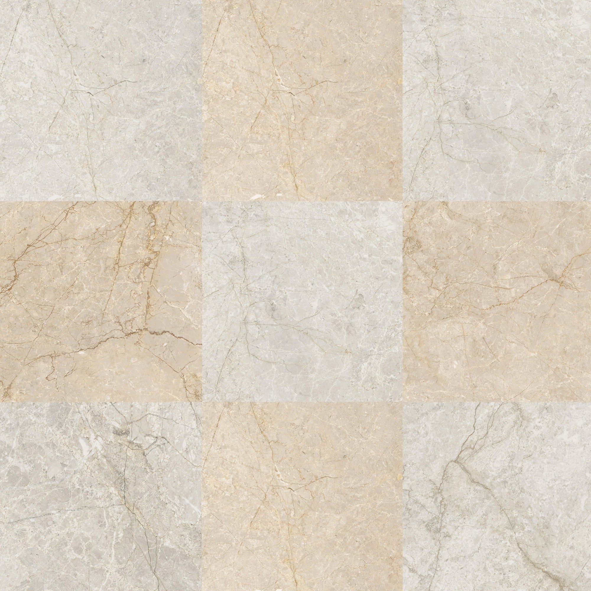 Thymos Dorico Marble Effect Porcelain Tile 30x30cm Matt