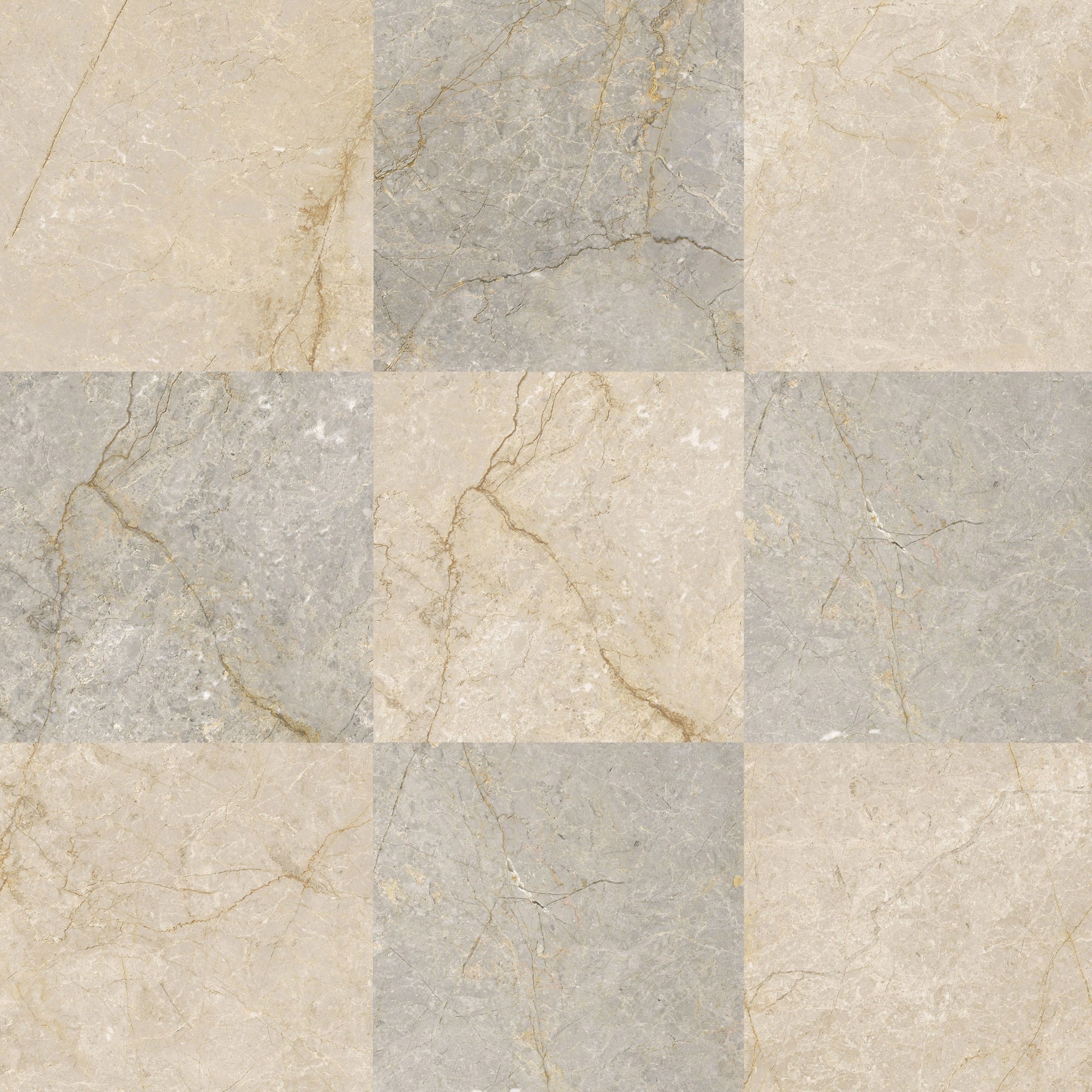 Thymos Tellur Marble Effect Porcelain Tile 30x30cm Matt