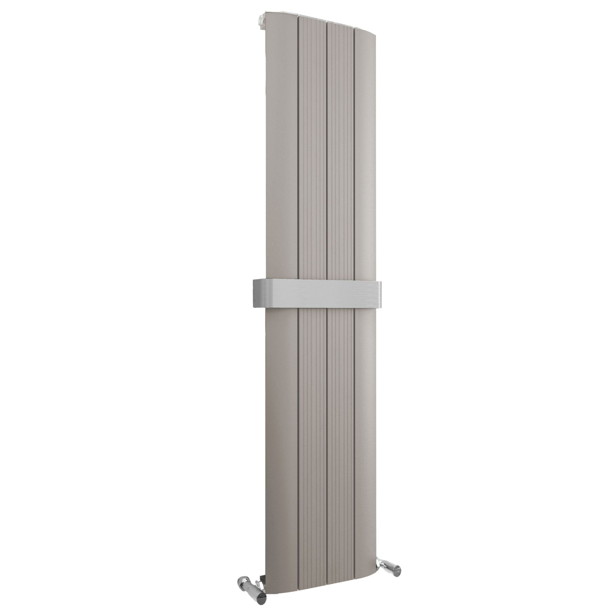 tonbridge aluminium radiator 1800x375mm soft coffee