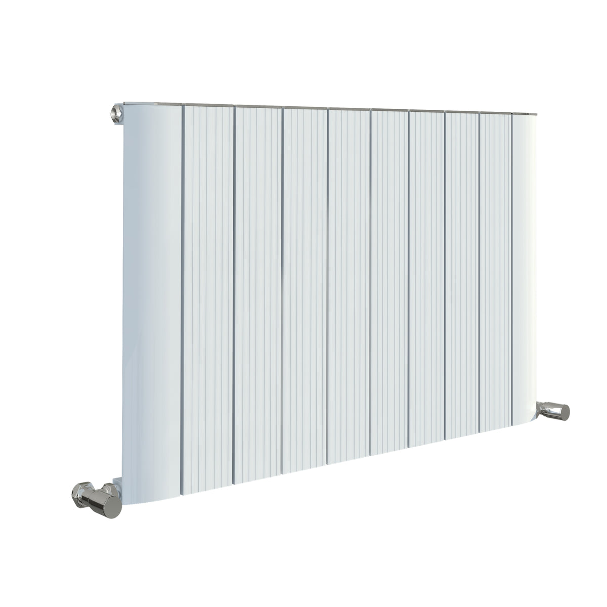Tonbridge 600x945mm Aluminium Flat Panel Radiator White