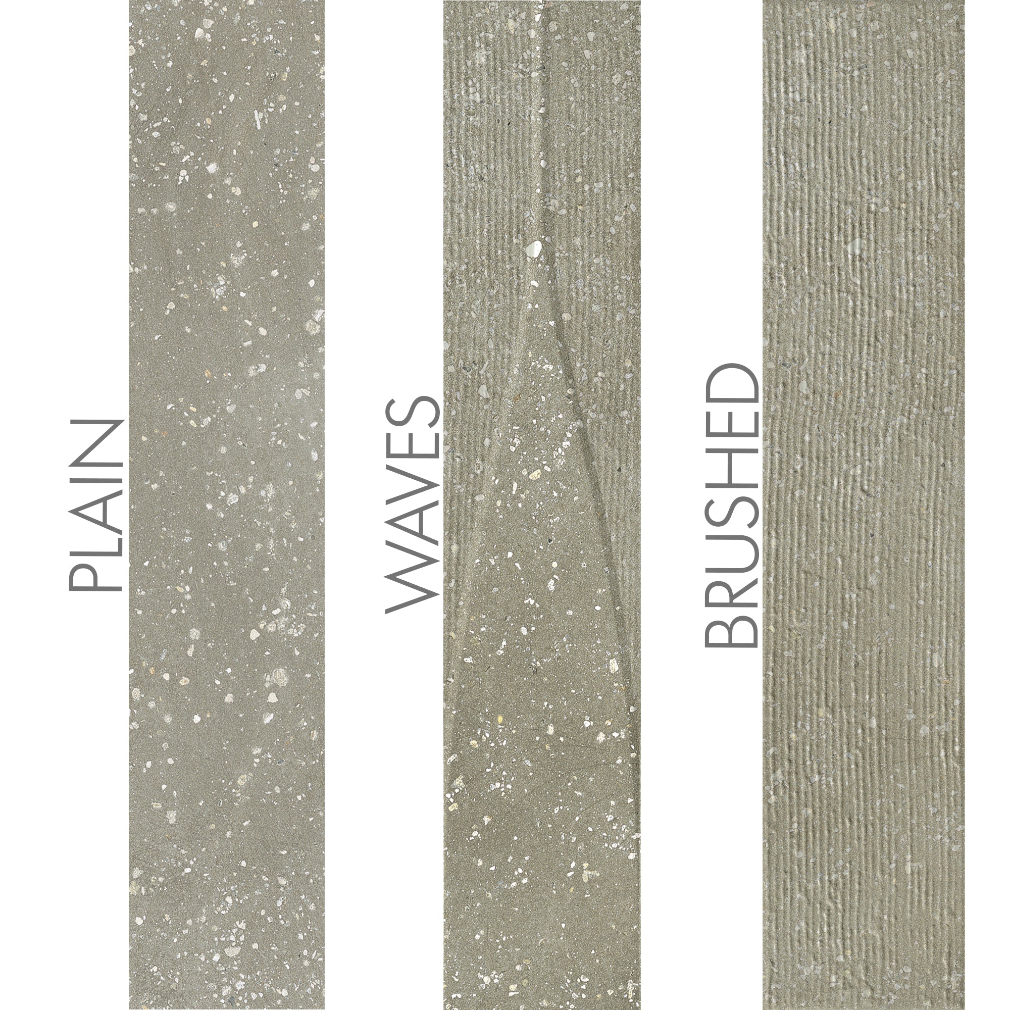 Trace Green Tile Textures 6x30cm Matt at Deluxe Bathrooms