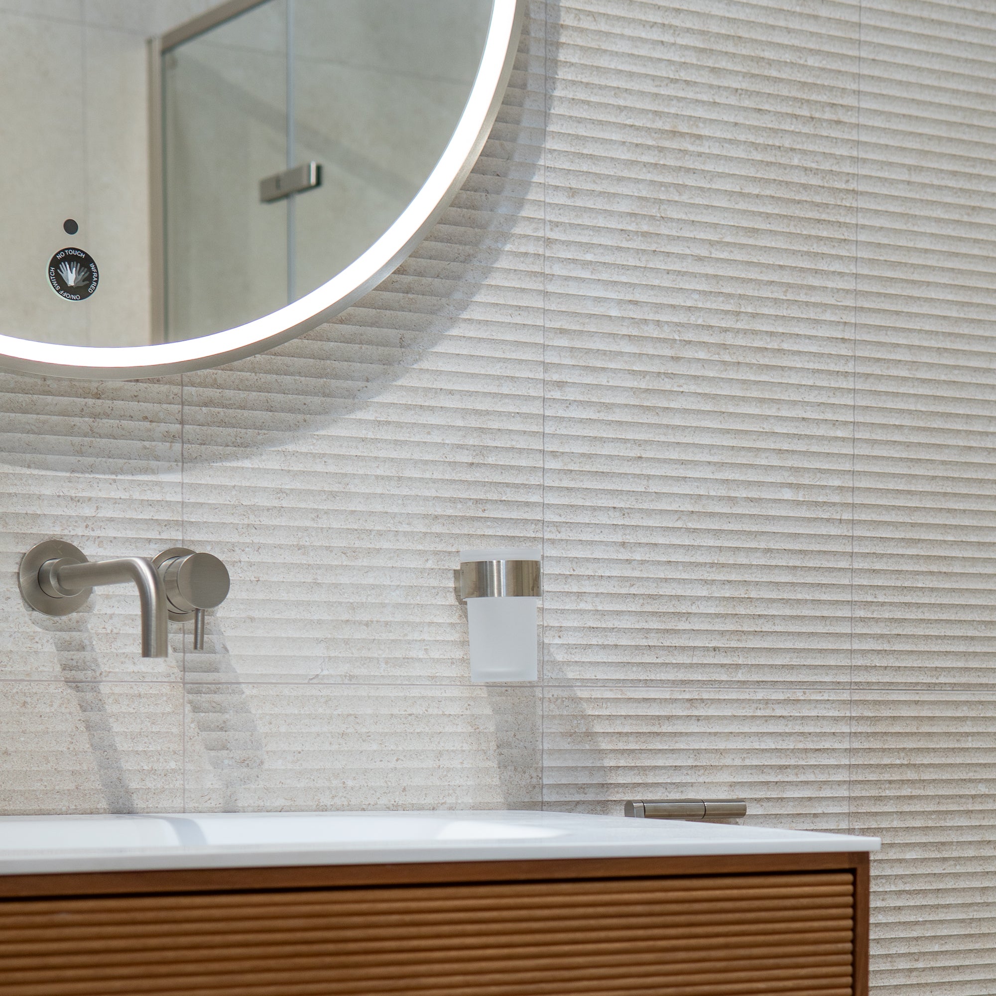 Versa Sand Stone Effect Decor Wall Tile 33x100cm Matt
