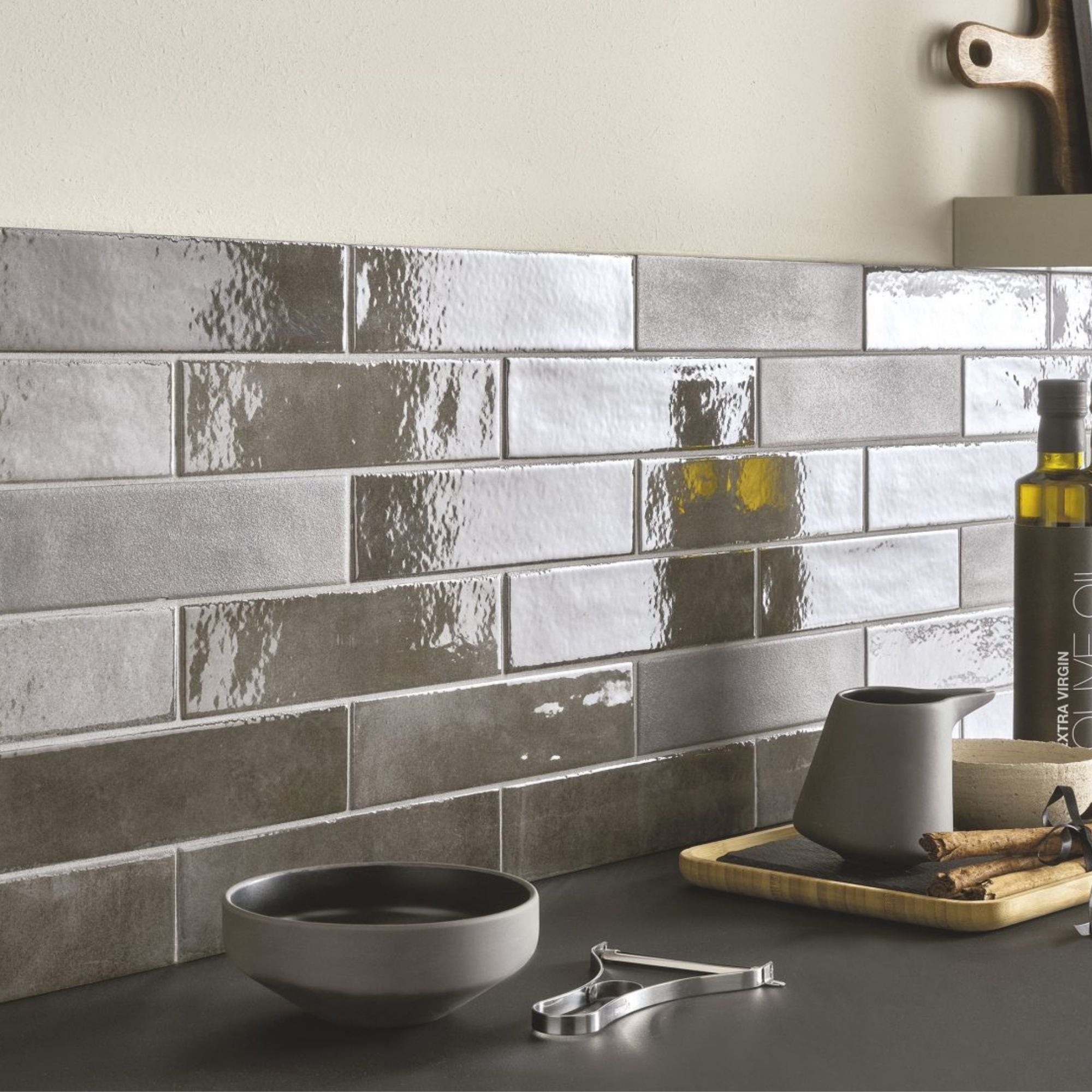 my art fango 6x25cm wall tile in glossy finish deluxe bathrooms