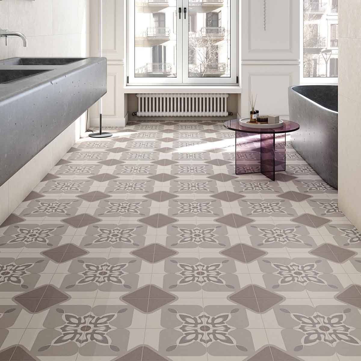 vives bali pulaki pattern porcelain tile matt 20x20cm