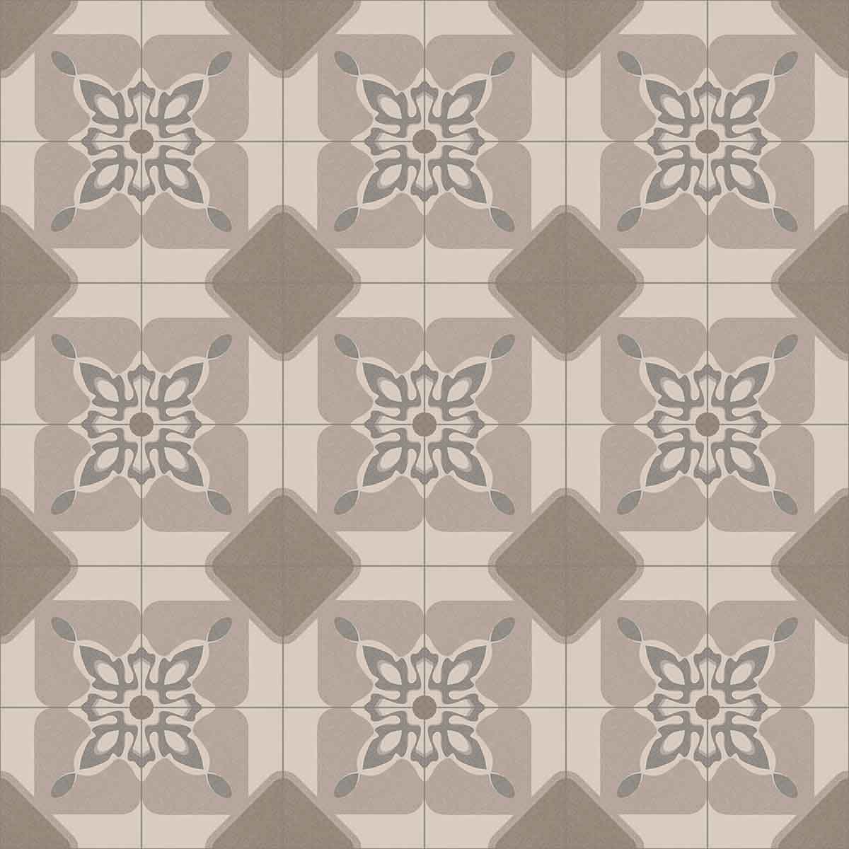 vives bali pulaki pattern porcelain tile matt 20x20cm