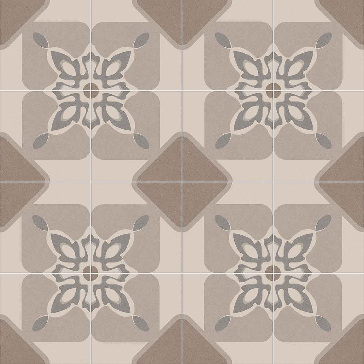 vives bali pulaki pattern porcelain tile matt 20x20cm
