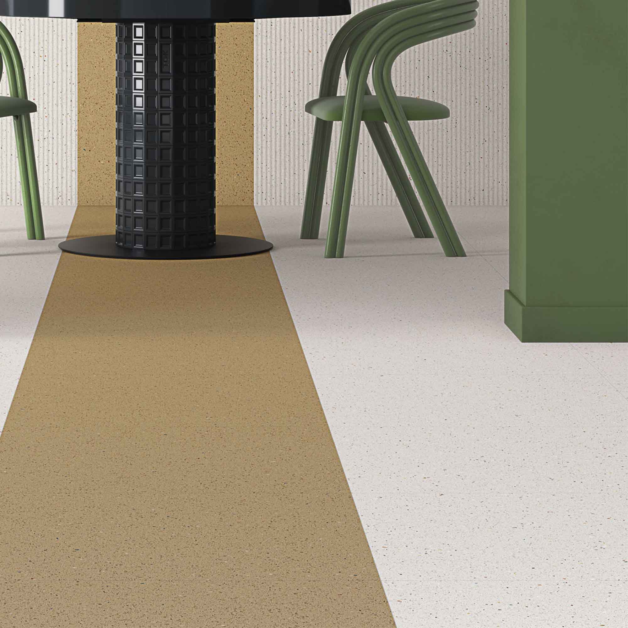 vives micra-r blanco terrazzo porcelain tile 80x80cm