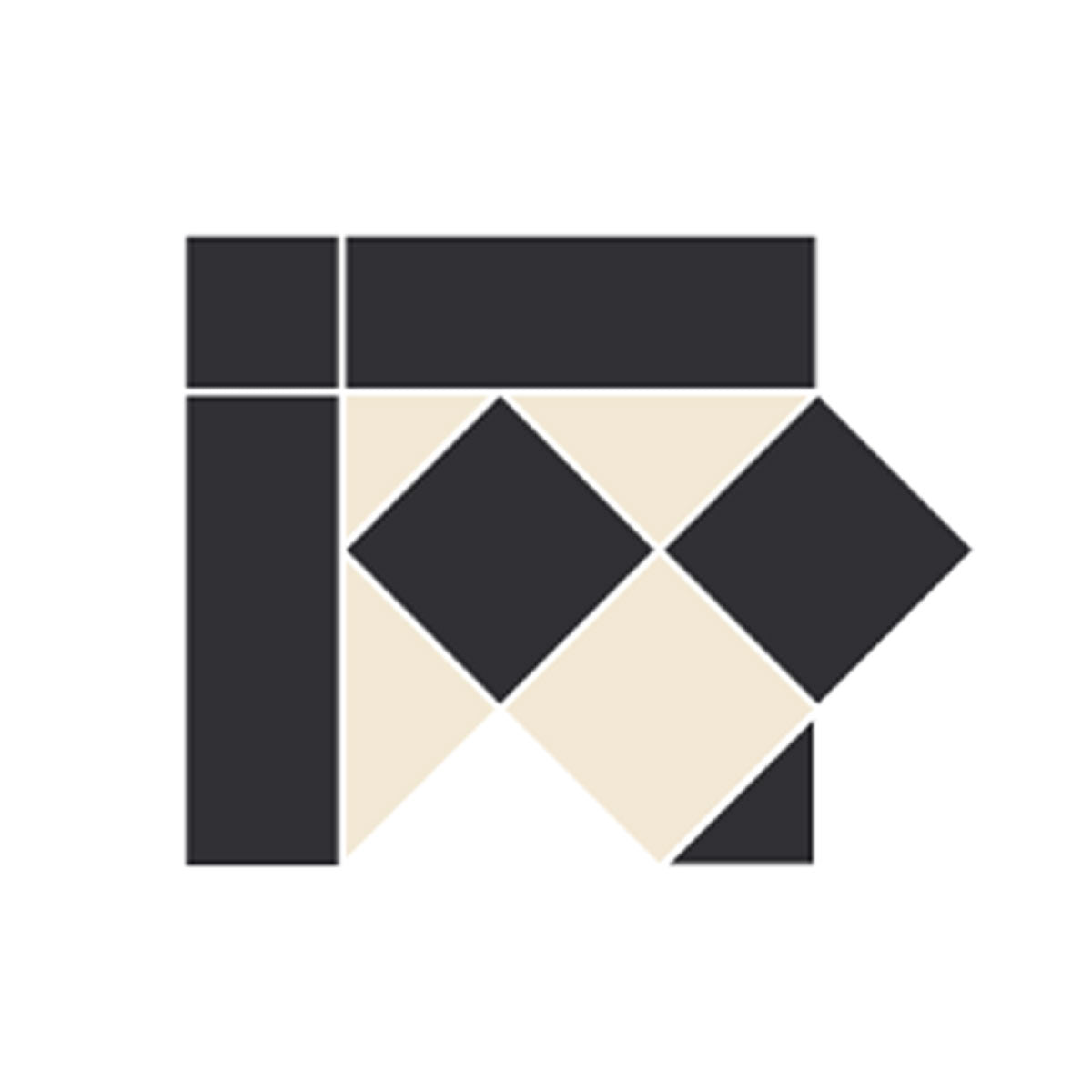 Classic Victorian Black And White Pattern Corner Mosaic Tile