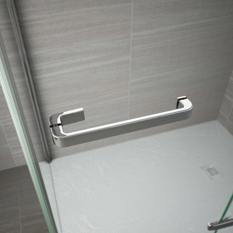 Merlyn 8 Series Frameless Hinge & Inline In Recess Shower Door