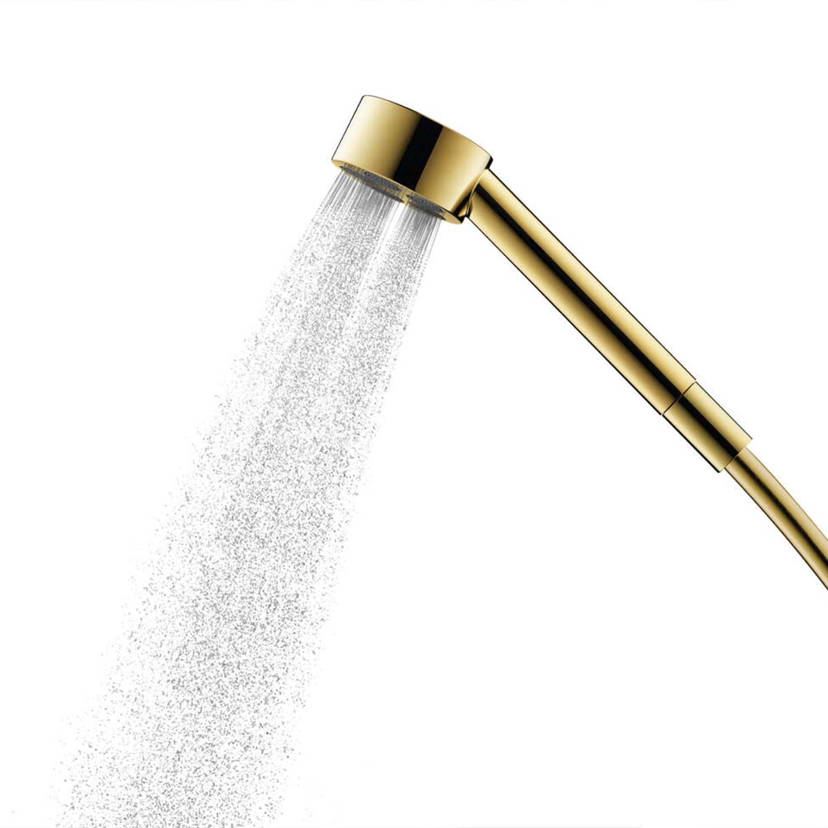 Axor One 2 Outlet Thermostatic Valve with Overhead and Handheld Shower Close Up