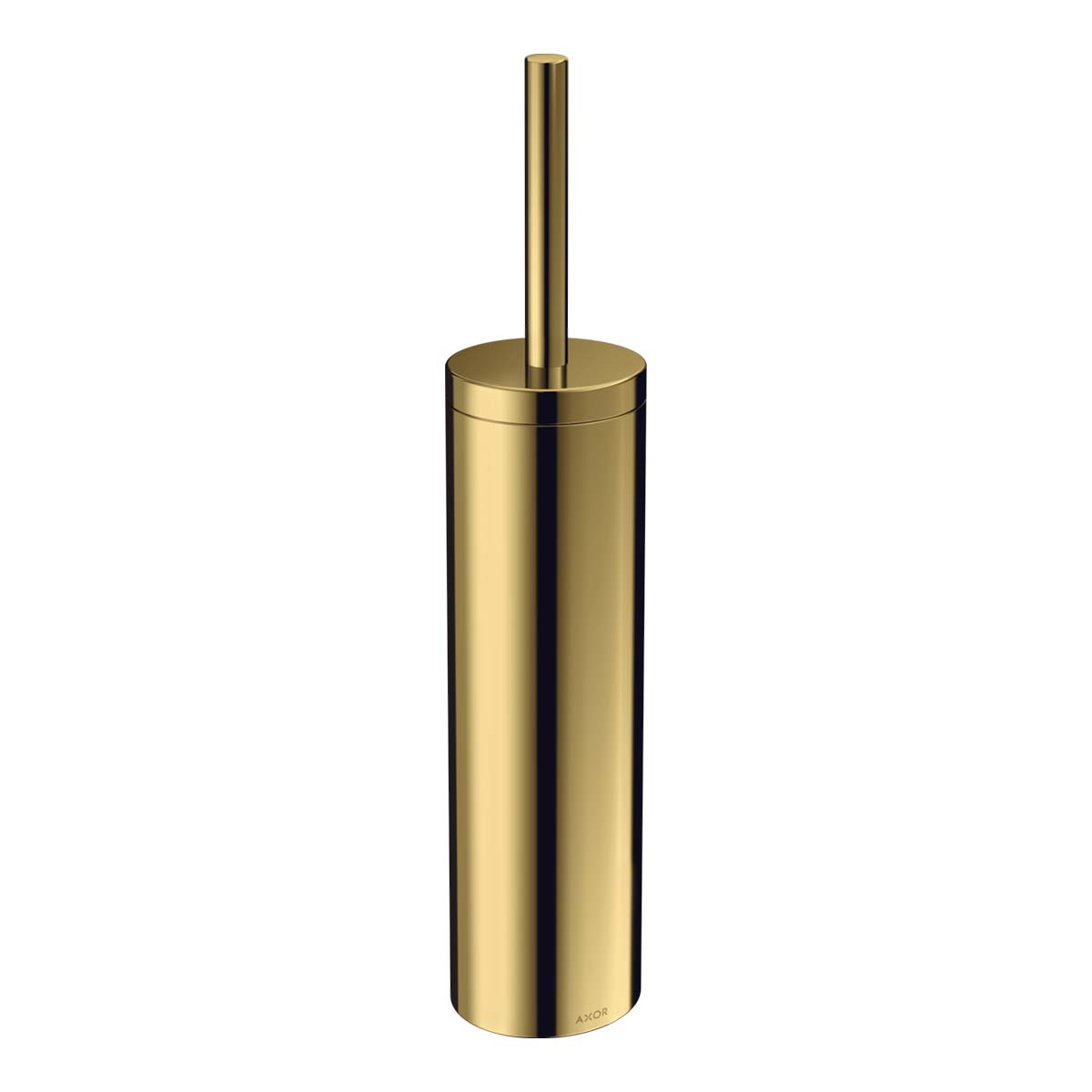 Axor Universal Circular Toilet Brush Holder Polished Gold Optic