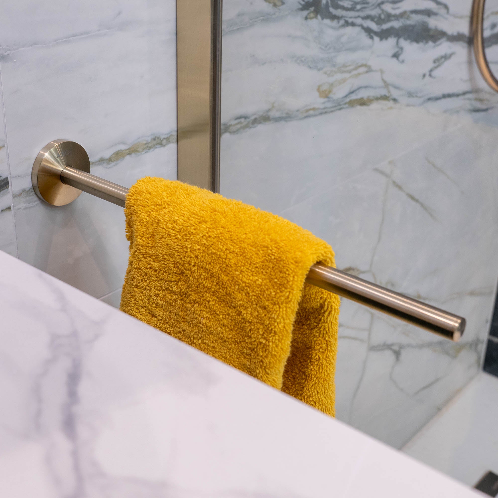 Axor Universal Circular Towel Holder Brushed Bronze