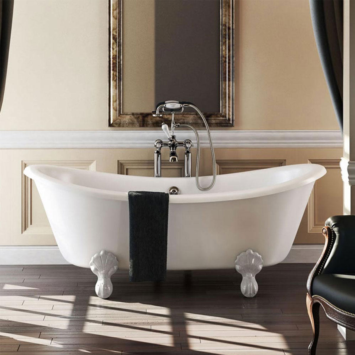 Burlington Bateau Double Ended 1700mm Feature Deluxe Bathrooms Ireland