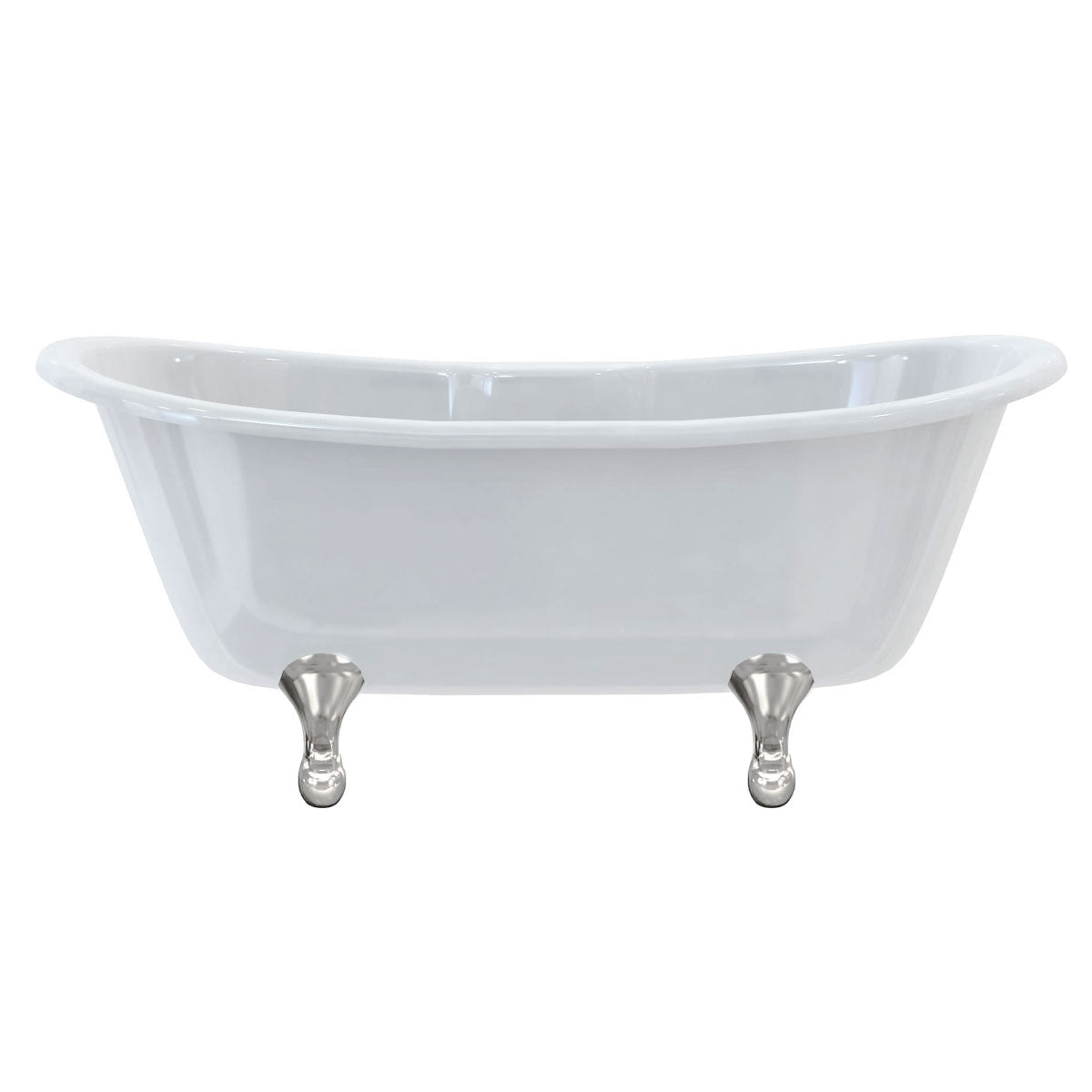 Burlington Bateau Doubled Ended Freestanding Bath Standard Classical Chrome Deluxe Bathrooms Ireland