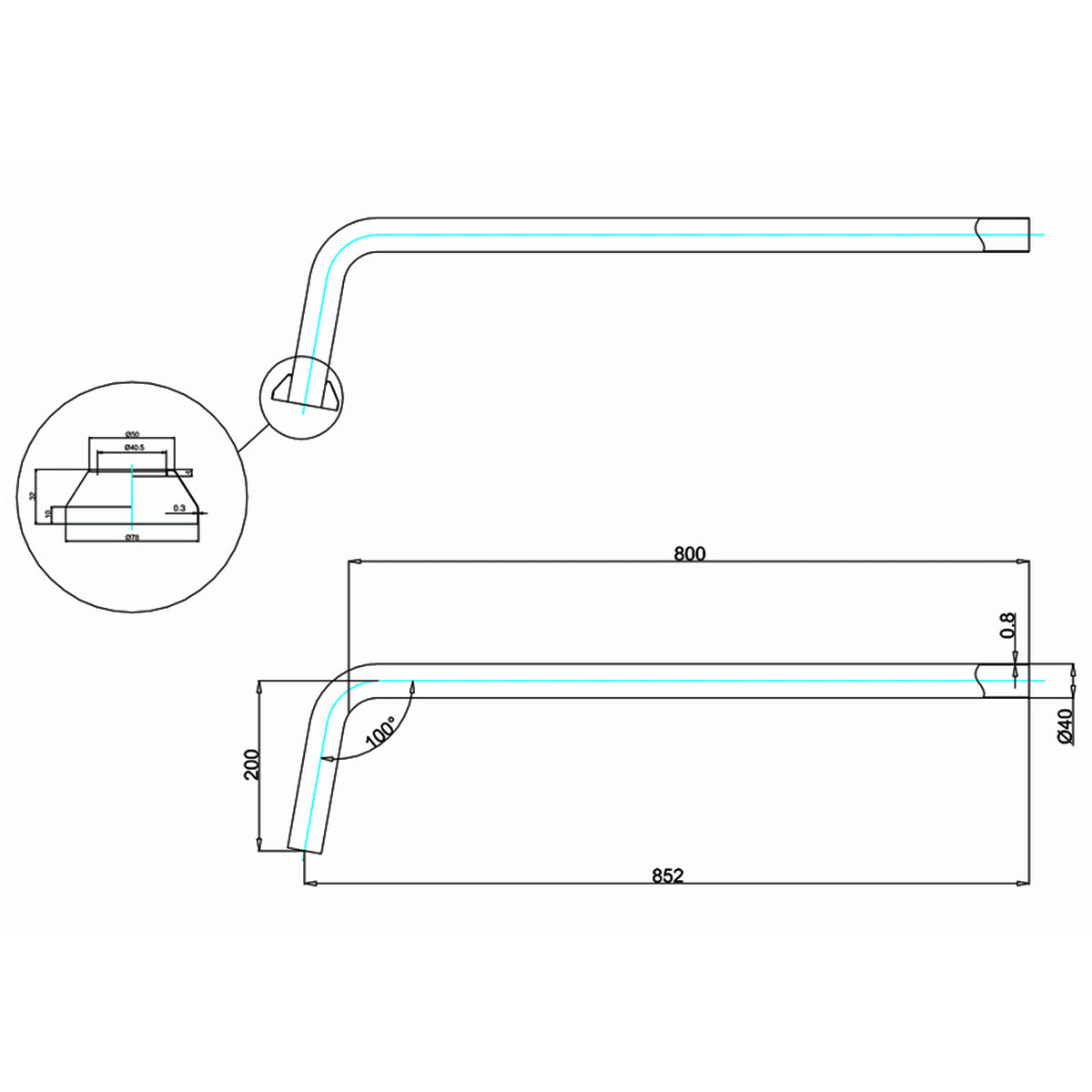 Burlington Bath P Trap Connection-Pipe Diagram Deluxe Bathrooms Ireland