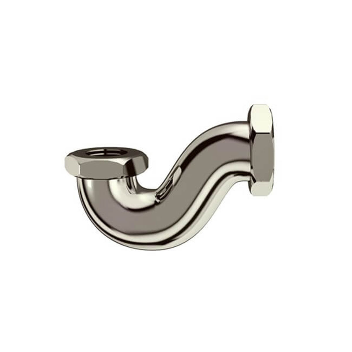 Burlington Bath Shallow P Trap Nickel Deluxe Bathrooms Ireland