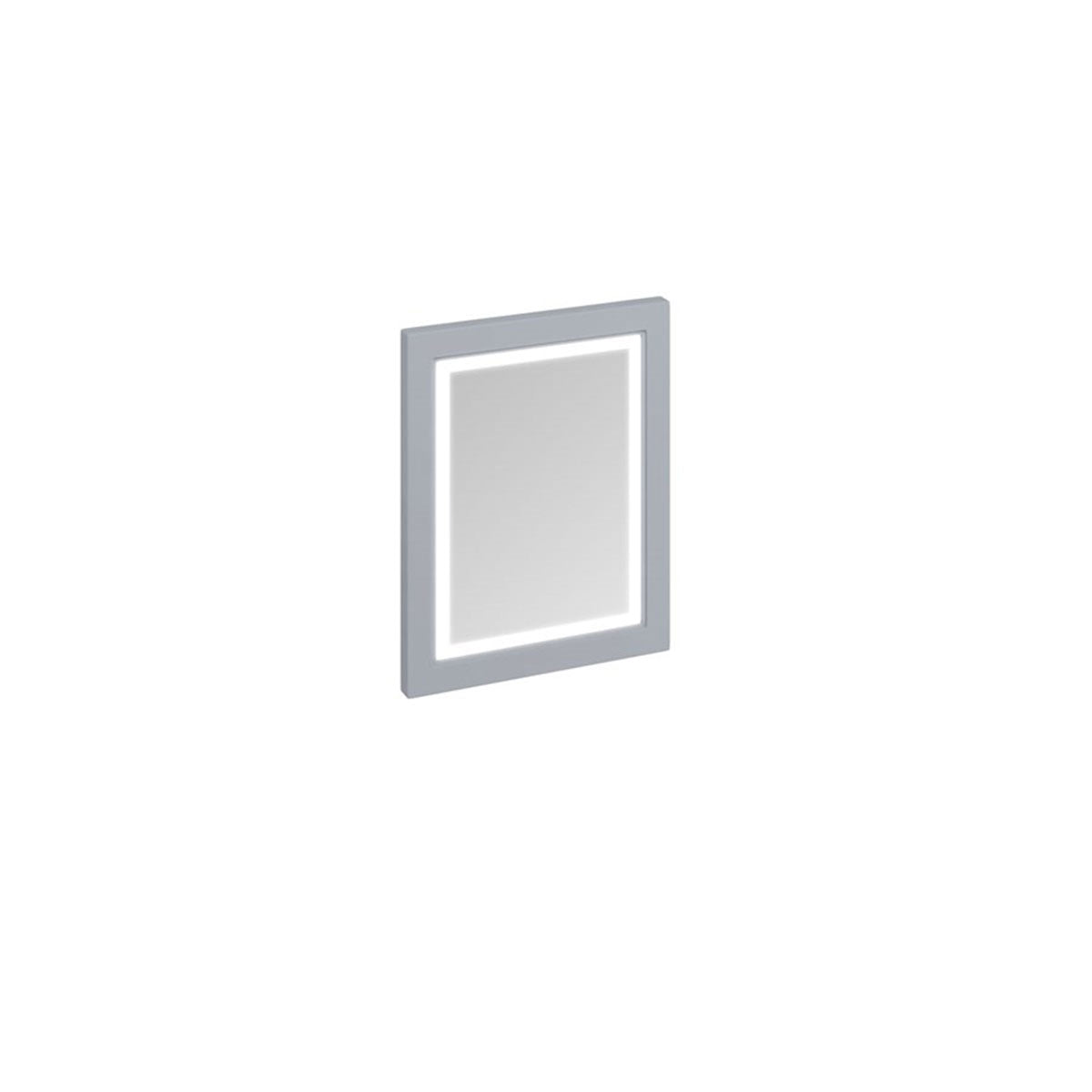 Burlington Framed LED Mirror 600 Classic Grey Deluxe Bathrooms Ireland
