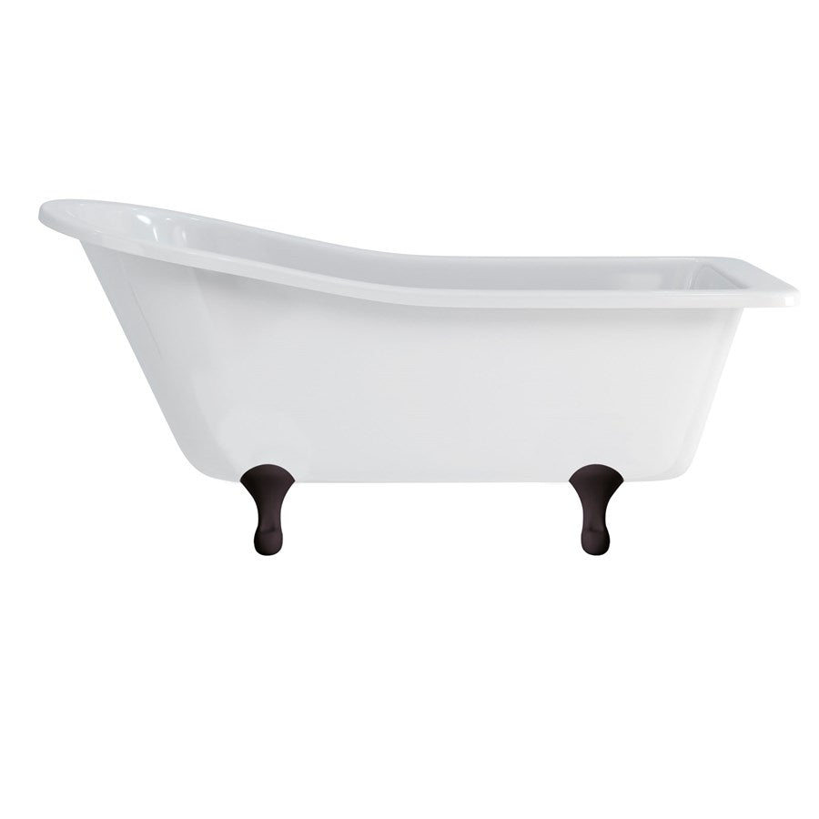 Burlington Harewood Slipper Bath With Standard Feet 1700mm Acrylic Deluxe Bathrooms Ireland