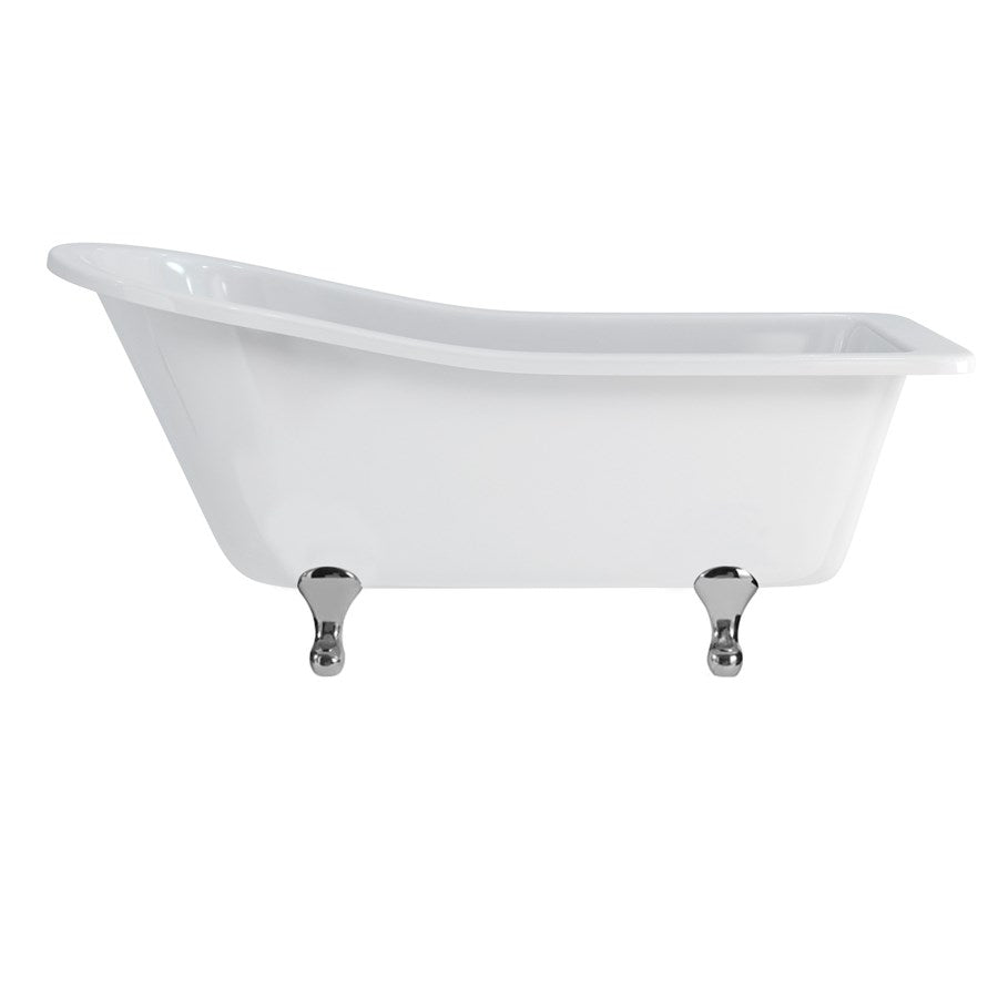 Burlington Harewood Slipper Bath With Standard Feet 1700mm Acrylic Deluxe Bathrooms Ireland