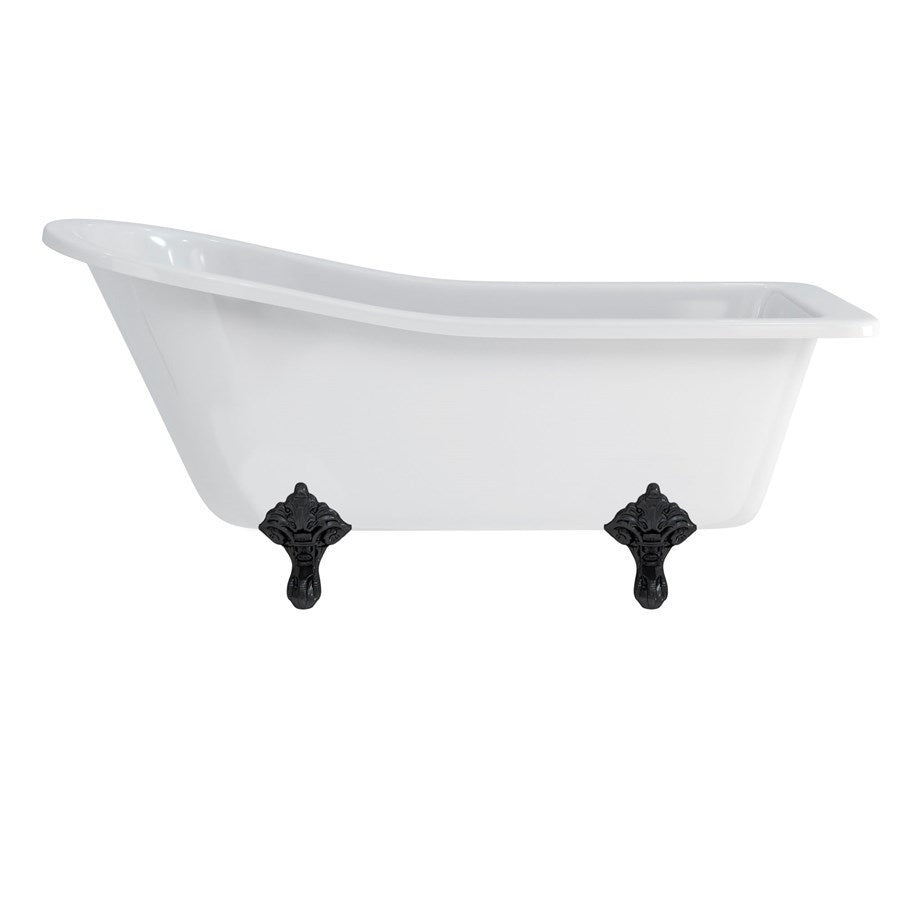 Burlington Harewood Slipper Bath With Standard Feet 1700mm Acrylic Deluxe Bathrooms Ireland