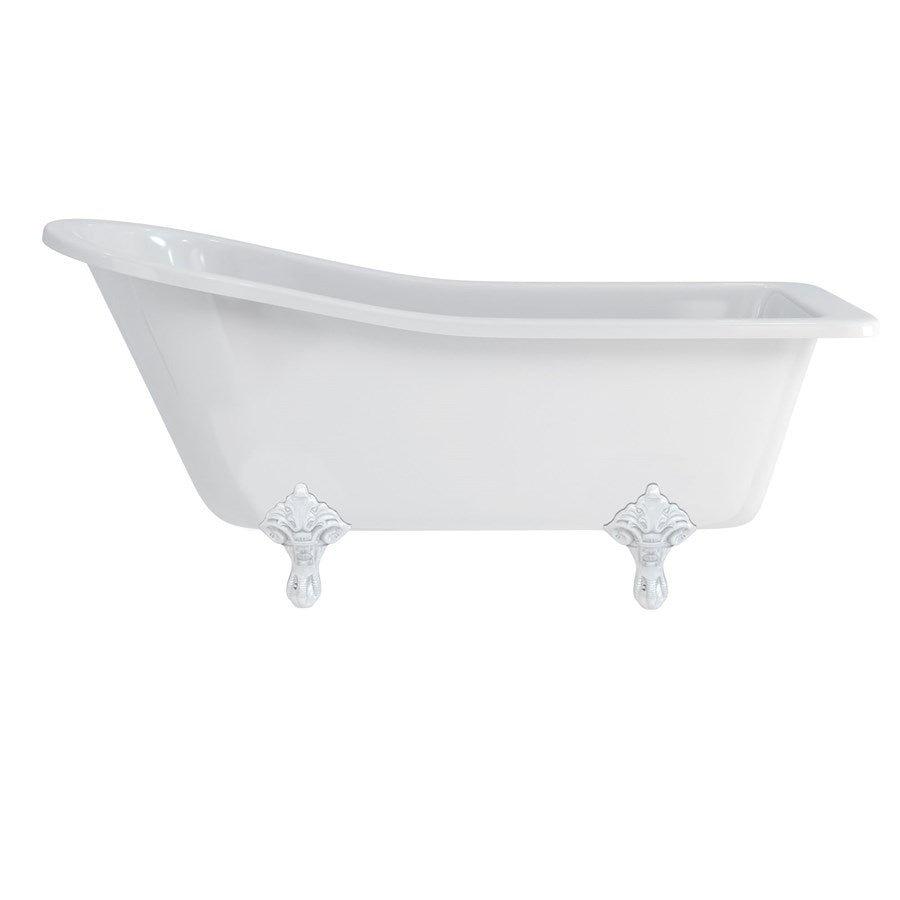 Burlington Harewood Slipper Bath With Standard Feet 1700mm Acrylic Deluxe Bathrooms Ireland