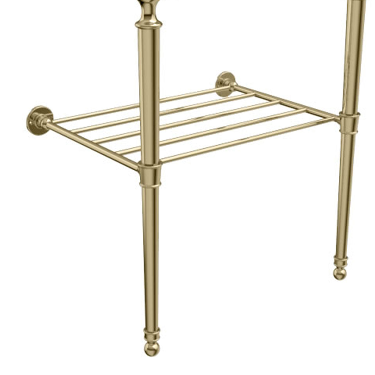 Burlington Optional Towel Rack for 560mm 610mm Basin Washstand Gold Deluxe Bathrooms Ireland