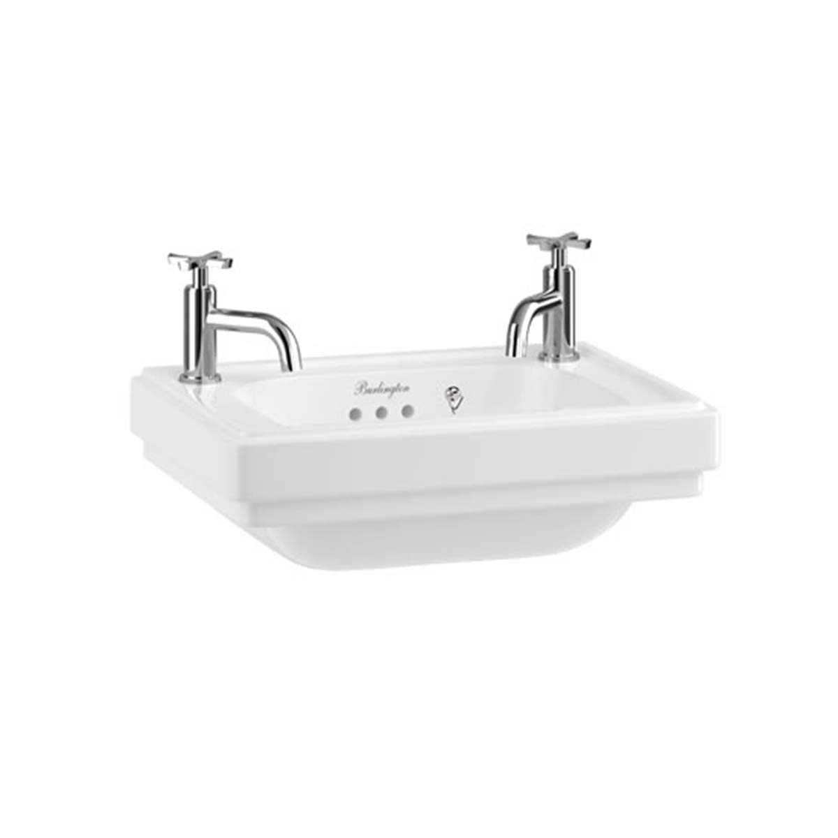 Burlington Riviera 450mm Cloakroom Basin White Deluxe Bathrooms Ireland