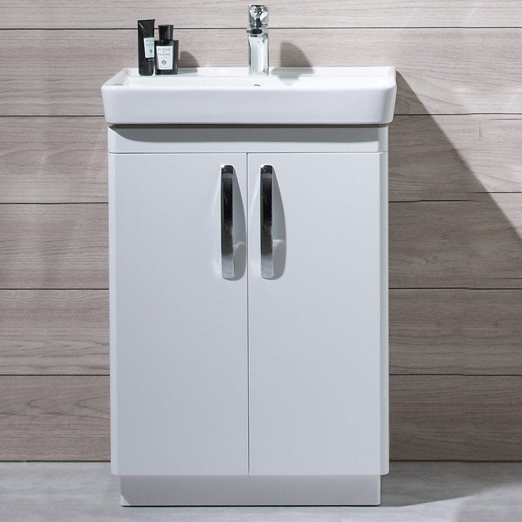Compass Floor Standing Vanity Unit With Deep Basin