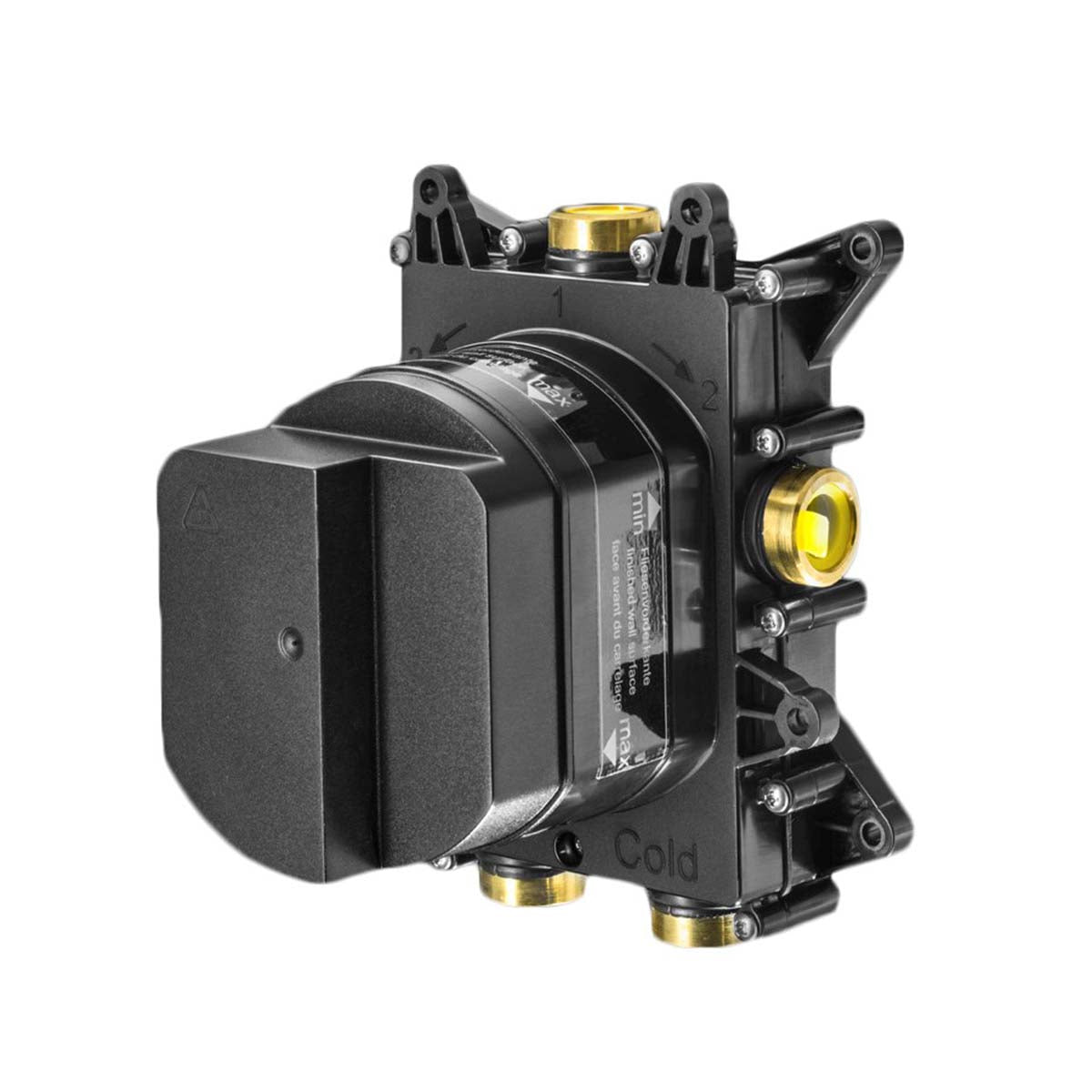 Crosswater 3one6 Crossbox 3 Outlet Shower Valve 316 Stainless Steel