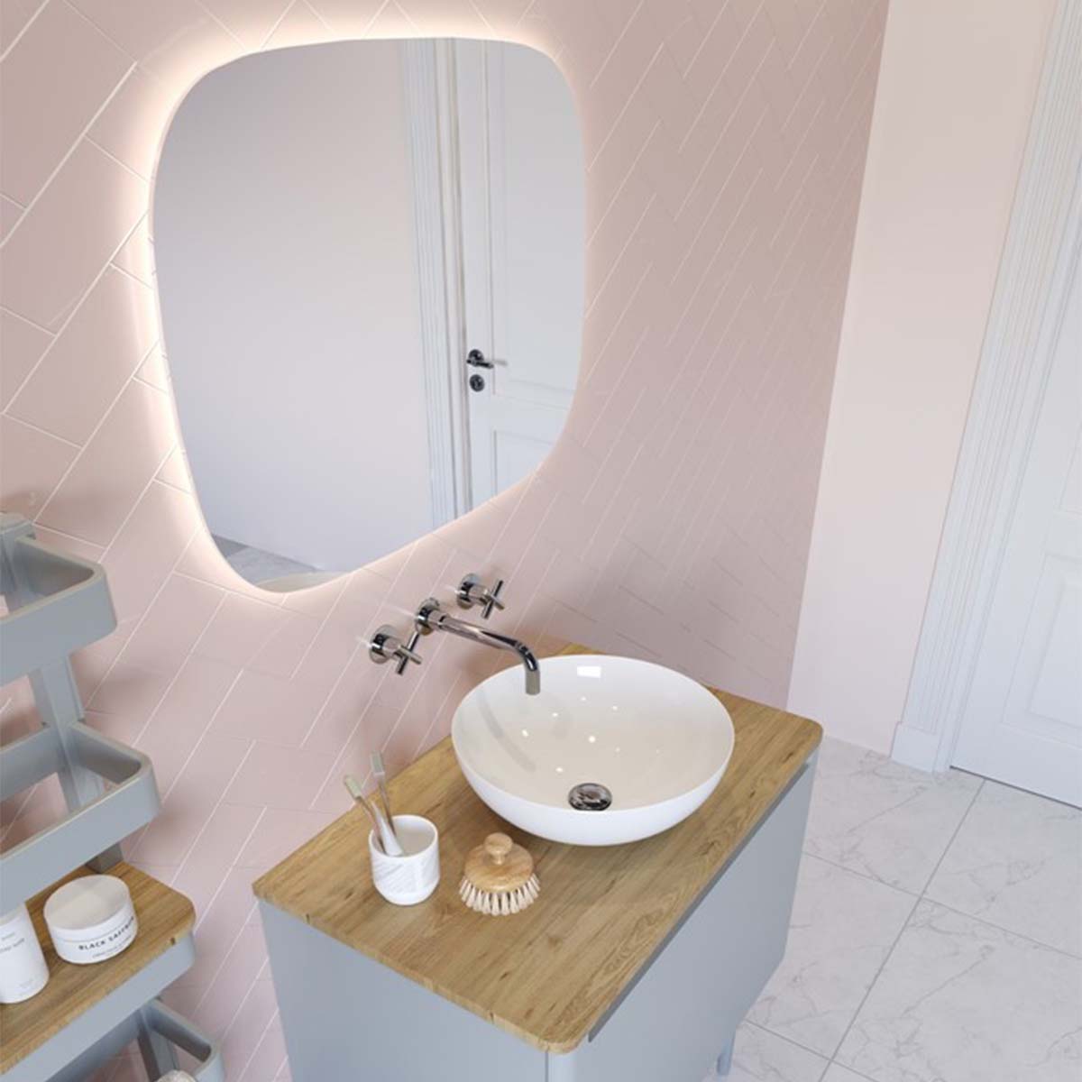 Crosswater Artist LED Illuminated Fog Free Mirror