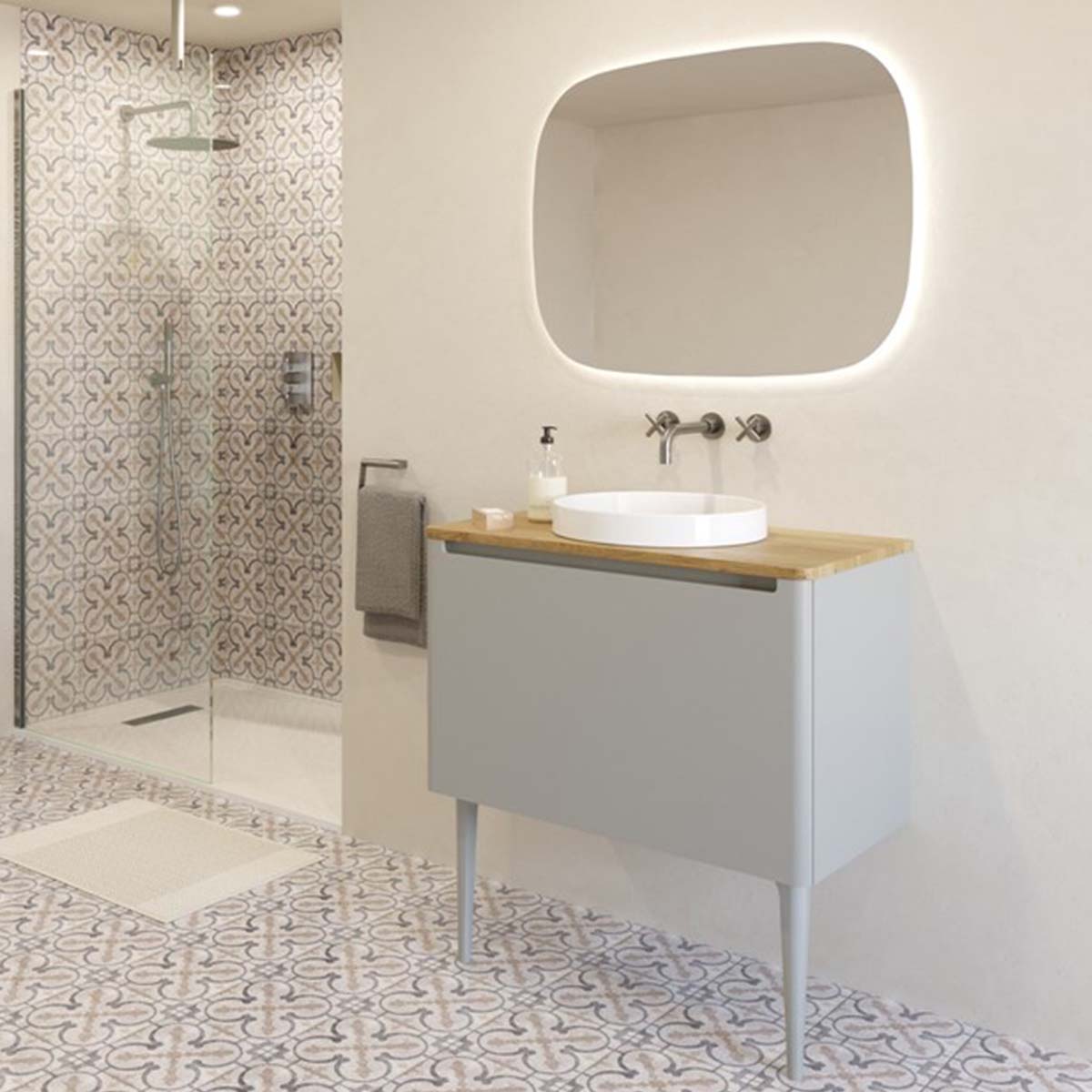 Crosswater Artist LED Illuminated Fog Free Mirror