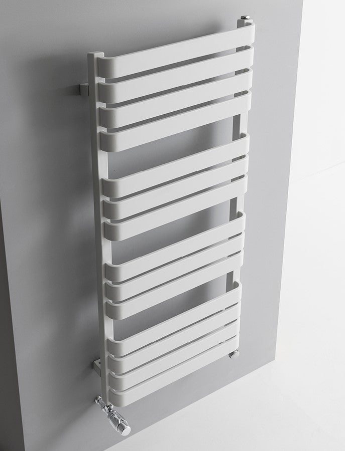 Crosswater Celeste Flat Panel Heated Towel Rail White Feature