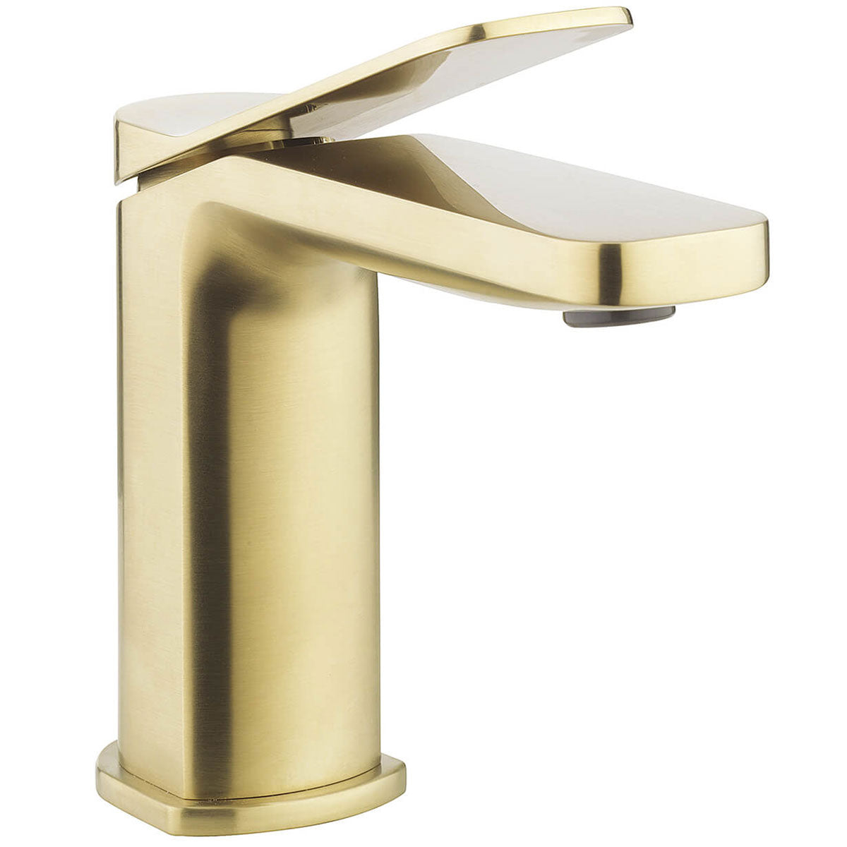 Crosswater Glide II Basin Mixer Tap Monobloc Brushed Brass