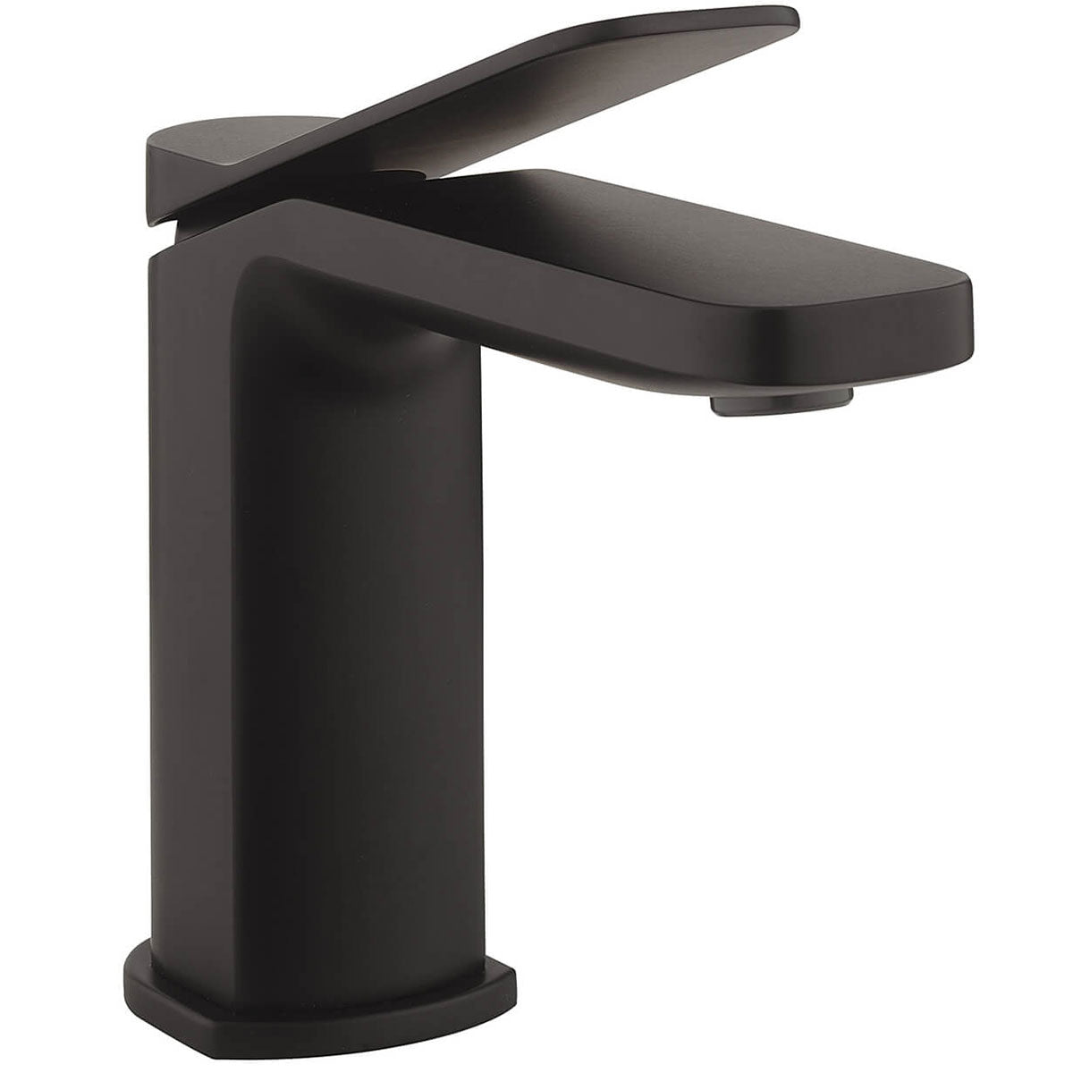 Crosswater Glide II Basin Mixer Tap Monobloc Matt Black