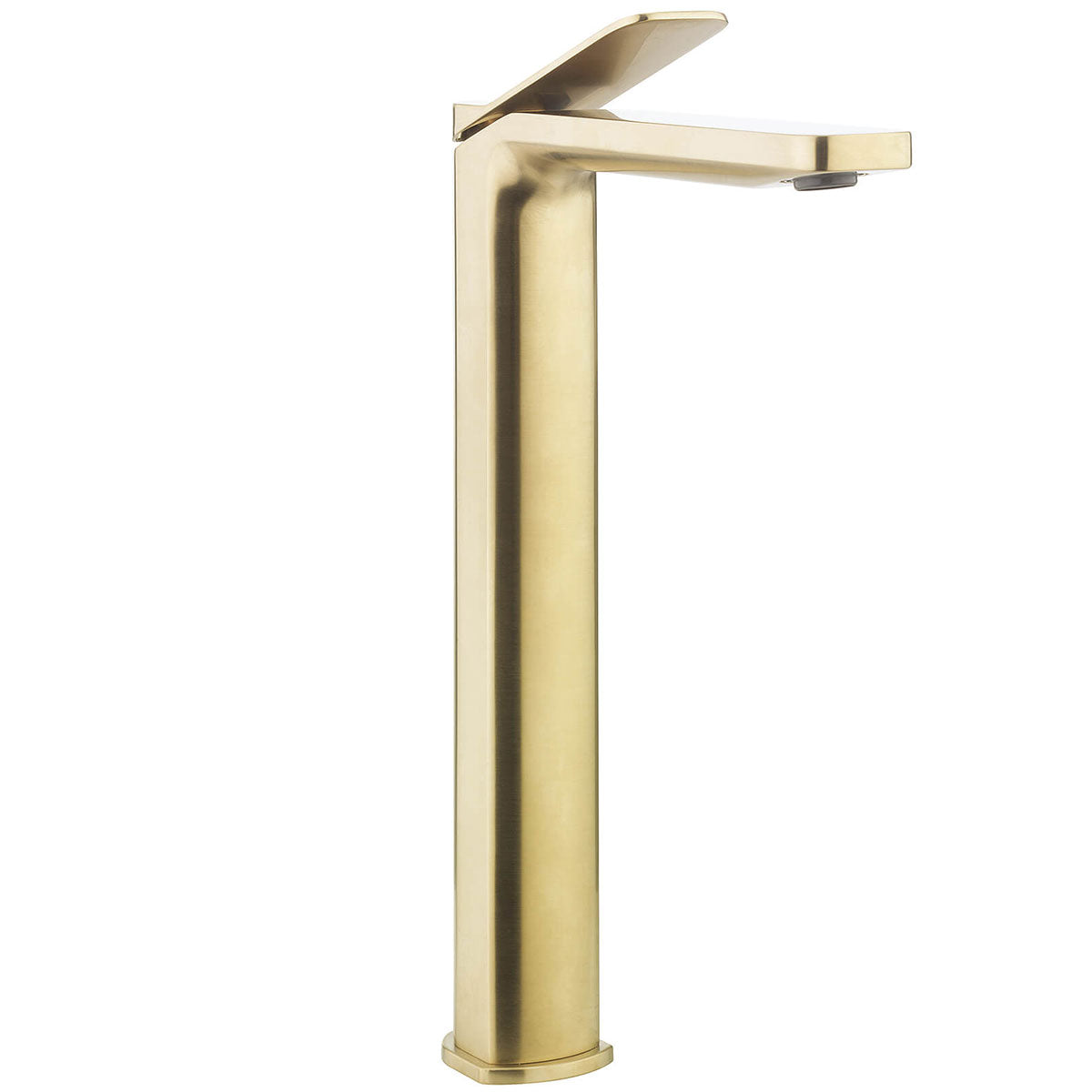 Crosswater Glide II Tall Basin Mixer Tap Monobloc Brushed Brass